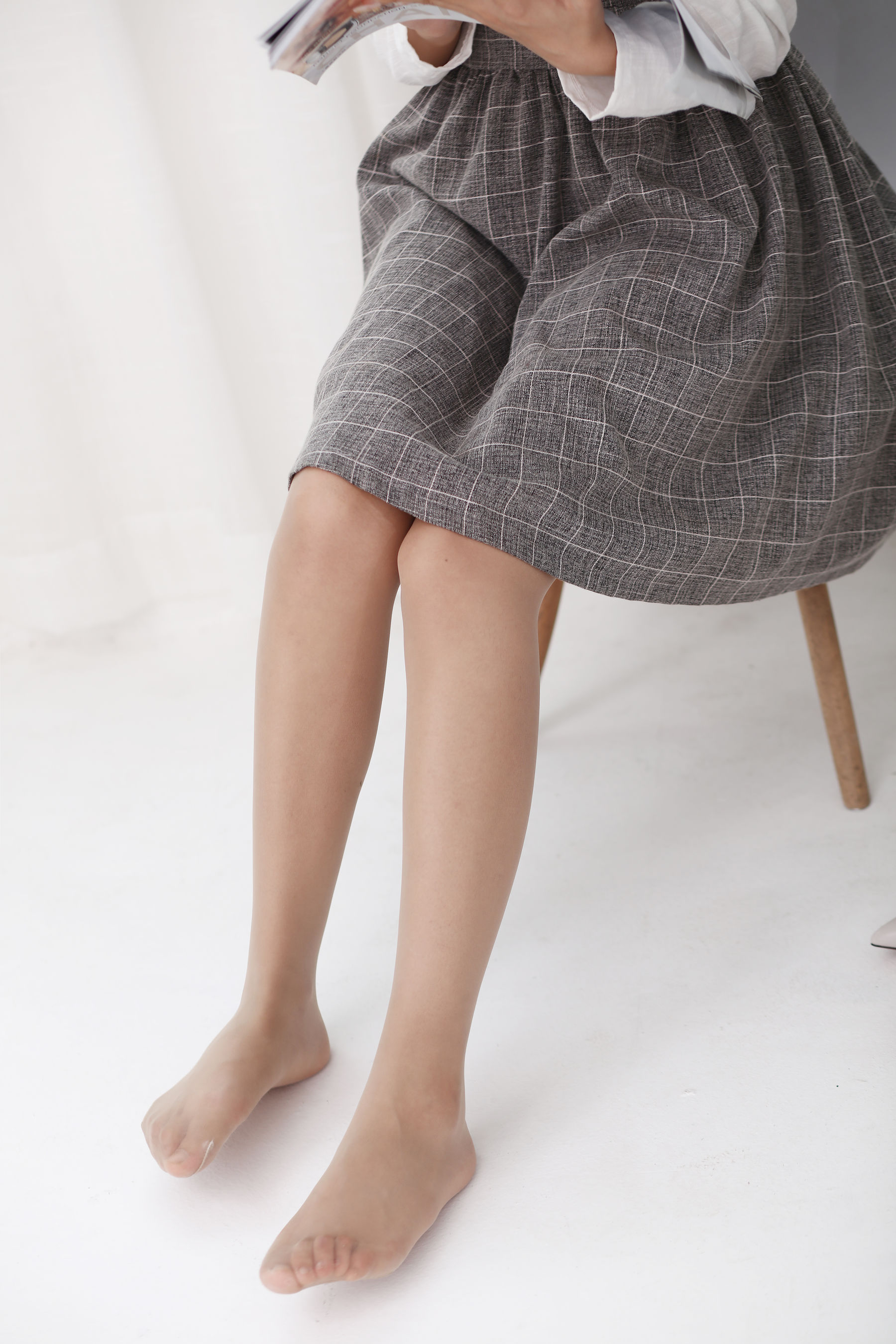 [奈丝] NO.133 秀秀 装嫩两件套 衬衫背带裙_第4张