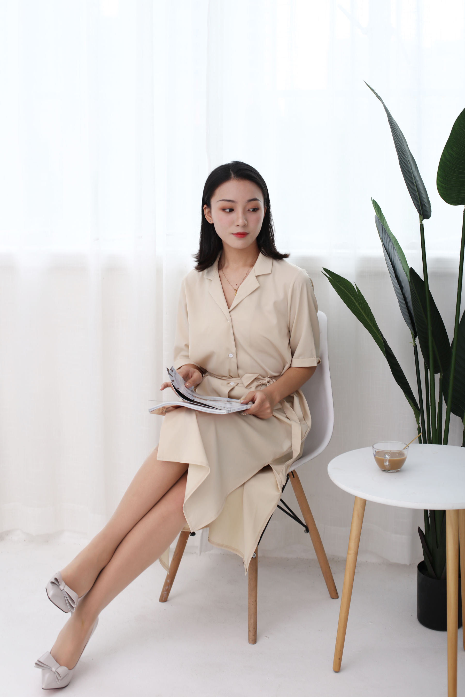 [奈丝] NO.136 秀秀 温柔奶茶色系_第1张