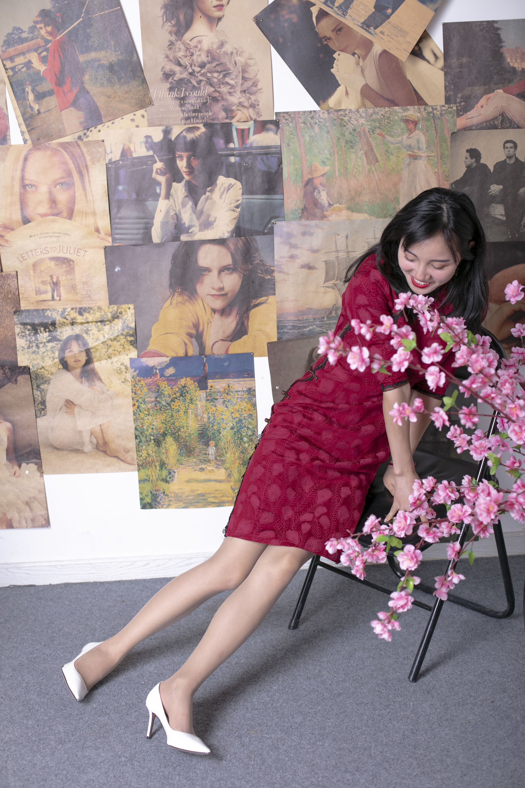 [奈丝] NO.149 小啊刀 复古盘口旗袍装_第4张