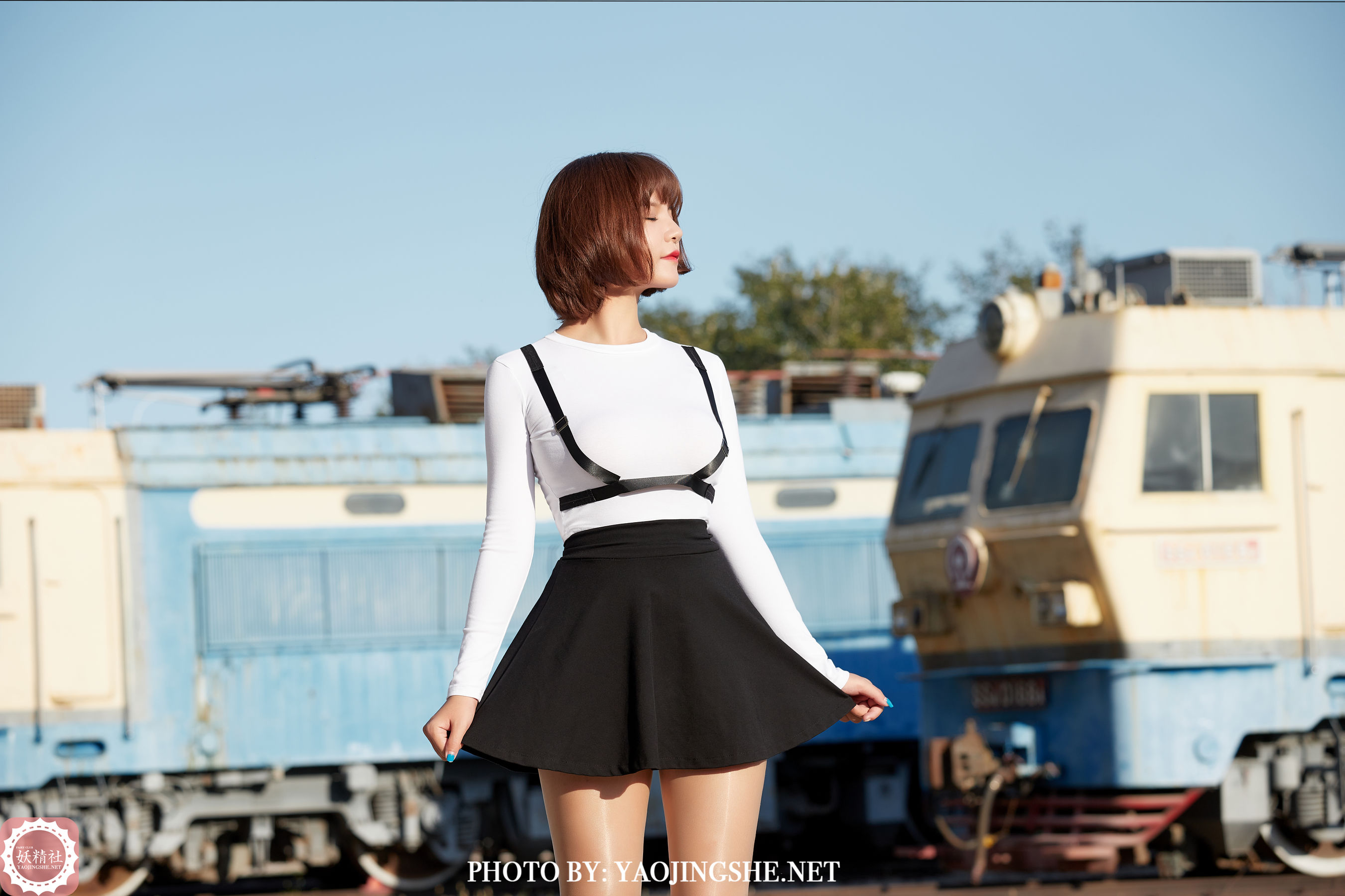 [妖精社YAOJINGSHE] T2042 唐飞飞 逆光车站_第5张