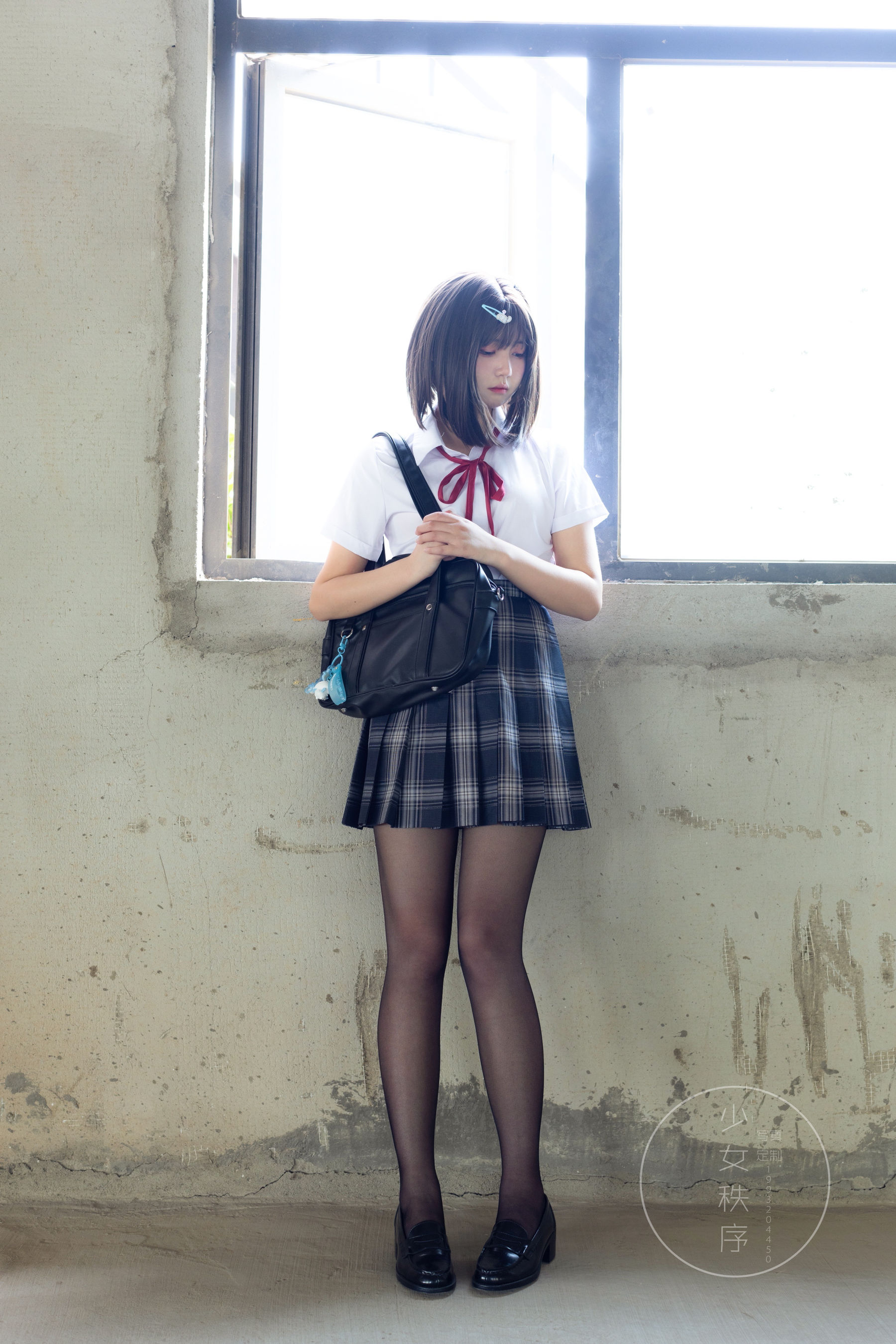 少女秩序写真 GR04L 小葵 黑丝JK_第2张