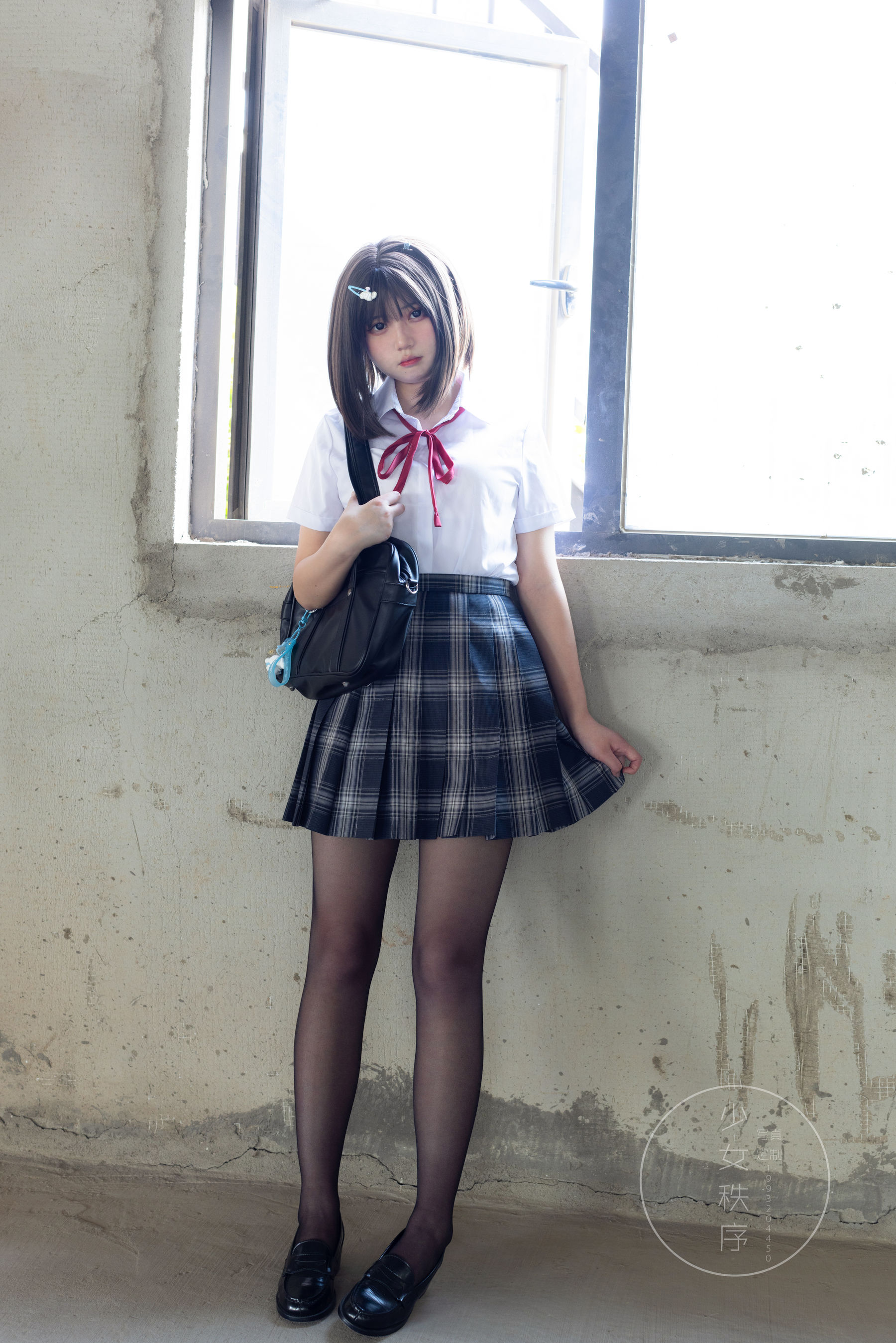 少女秩序写真 GR04L 小葵 黑丝JK_第4张