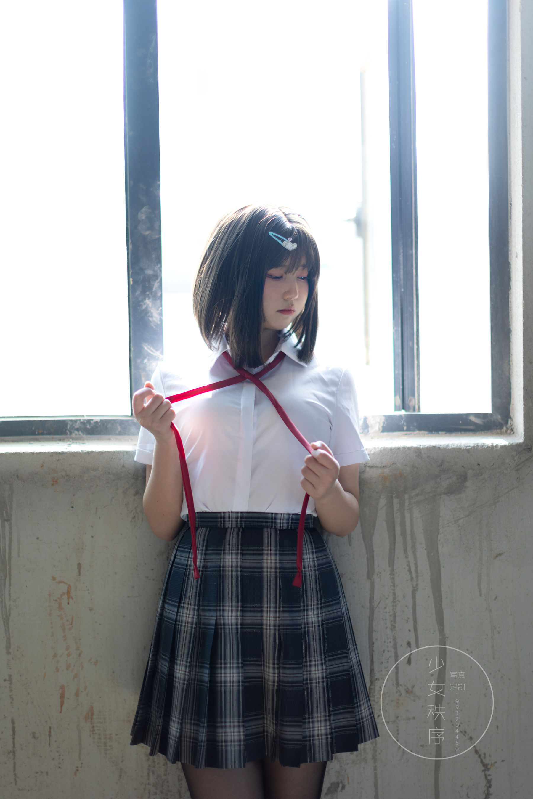 少女秩序写真 GR04L 小葵 黑丝JK_第5张