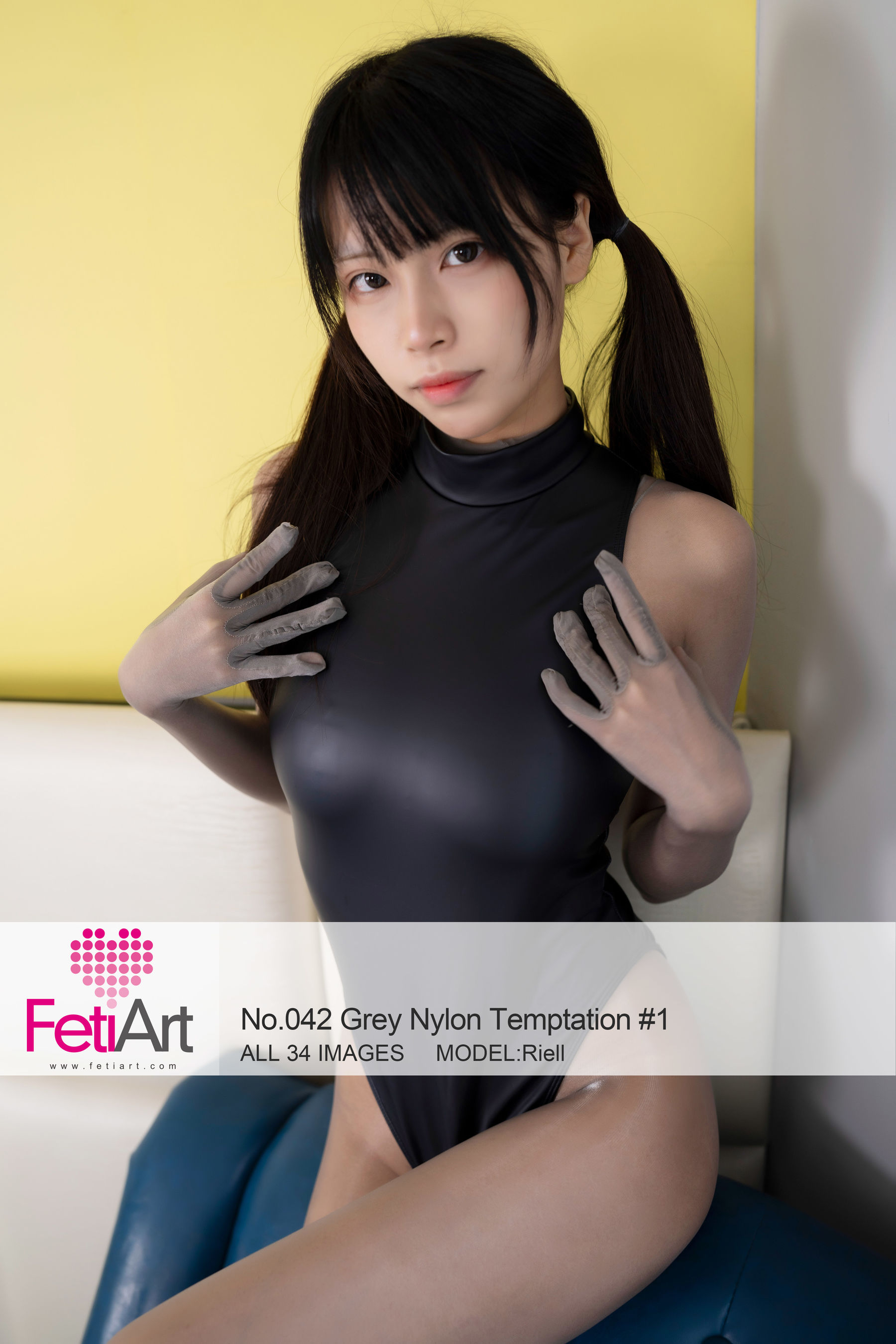 [尚物集FetiArt] No.042 Grey Nylon Temptation MODEL-Riell_第1张