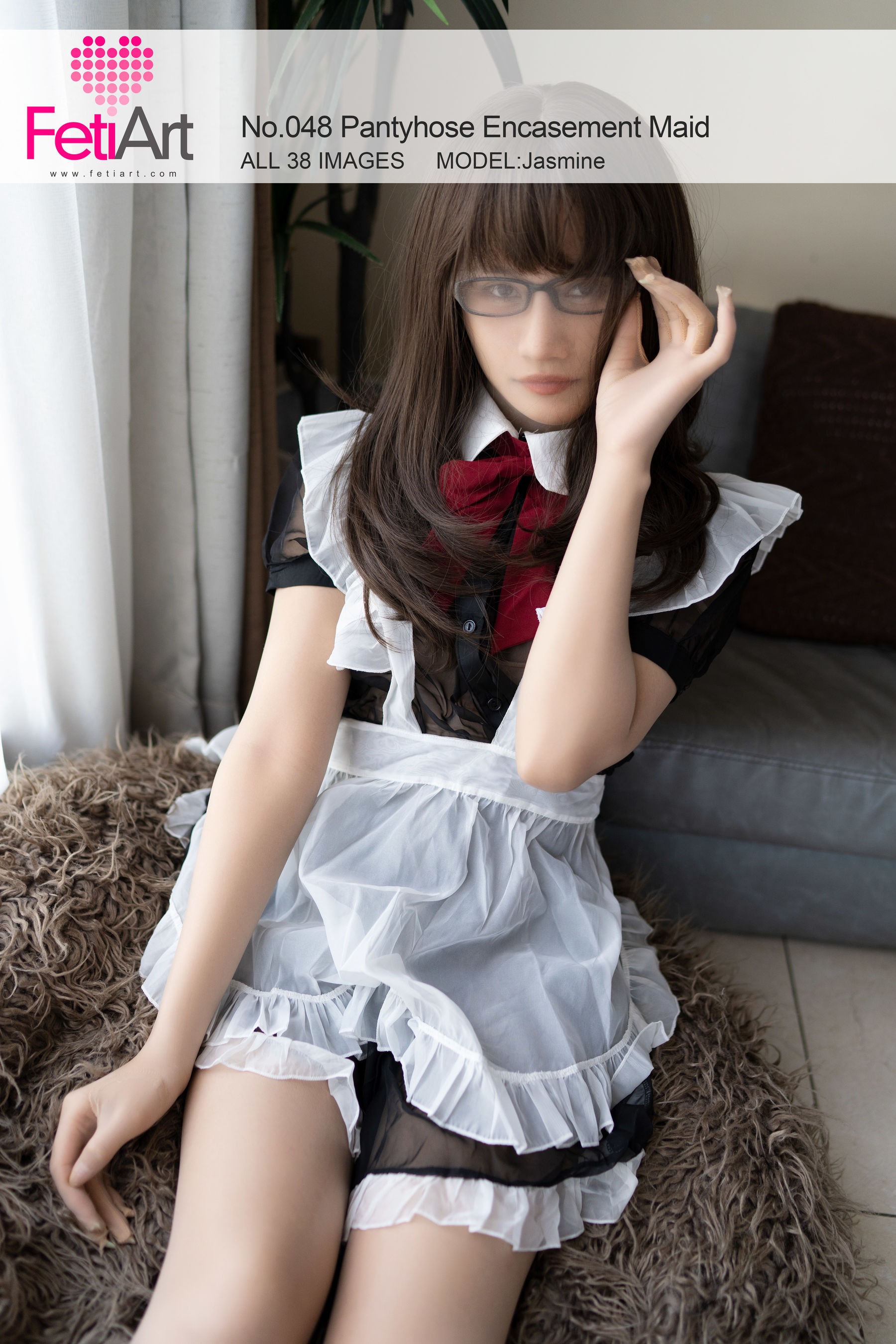 [尚物集FetiArt] No.048 Pantyhose Encasement Maid MODEL-Jasmine_第1张