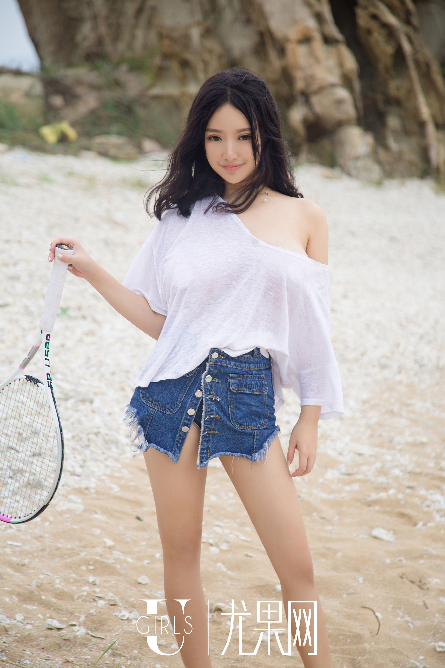 倪叶藤&艾小青《风从海边来》 [尤果Ugirls] T026_第2张