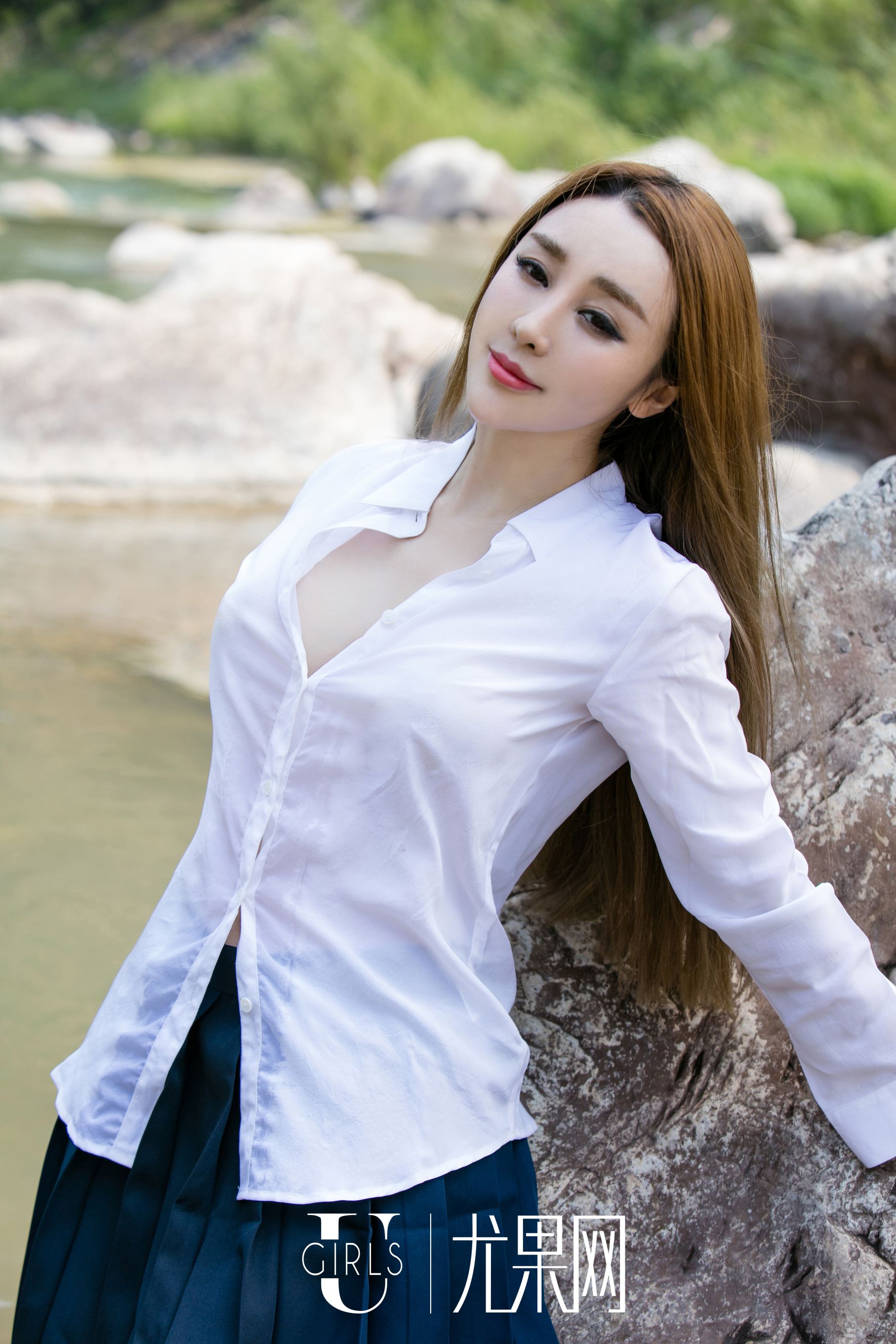 [尤果网Ugirls] U192 溪甜《山泉少女》_第2张