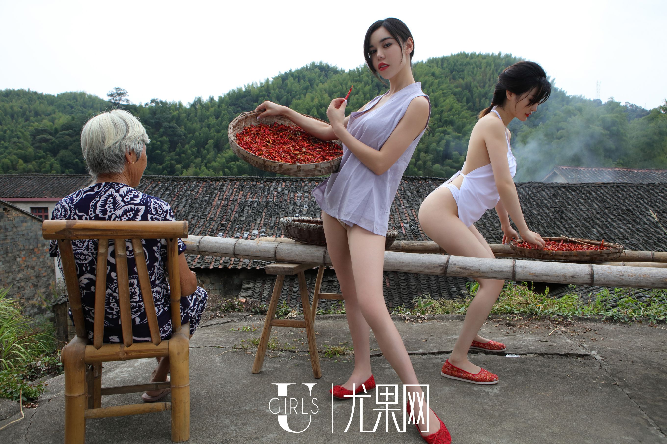 沈佳熹/颜爱泽/于思琪《合家欢》 [尤果网Ugirls] T020_第1张