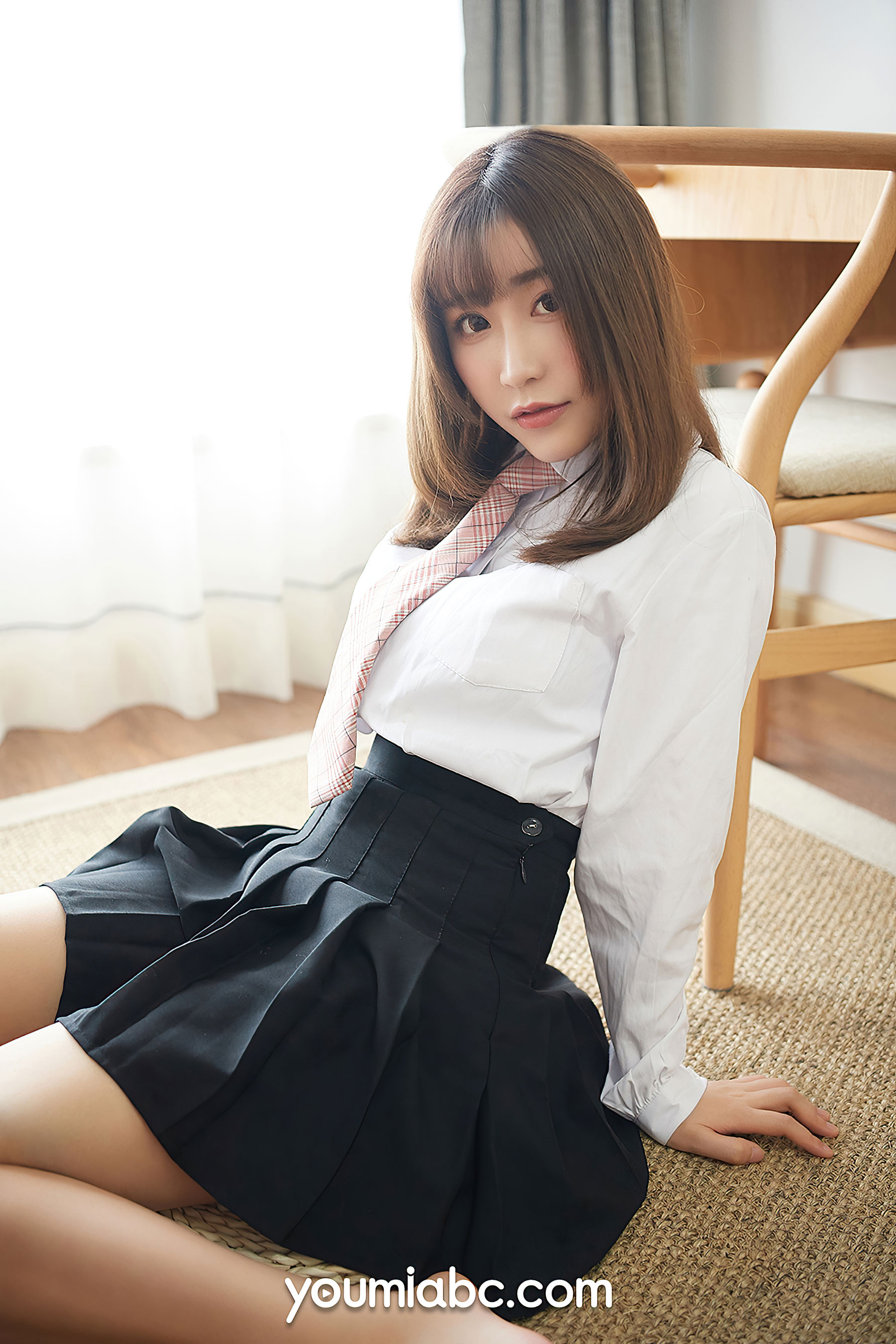 [尤蜜YouMiabc]  绯月樱-Cherry 学生妹の制服诱惑_第5张