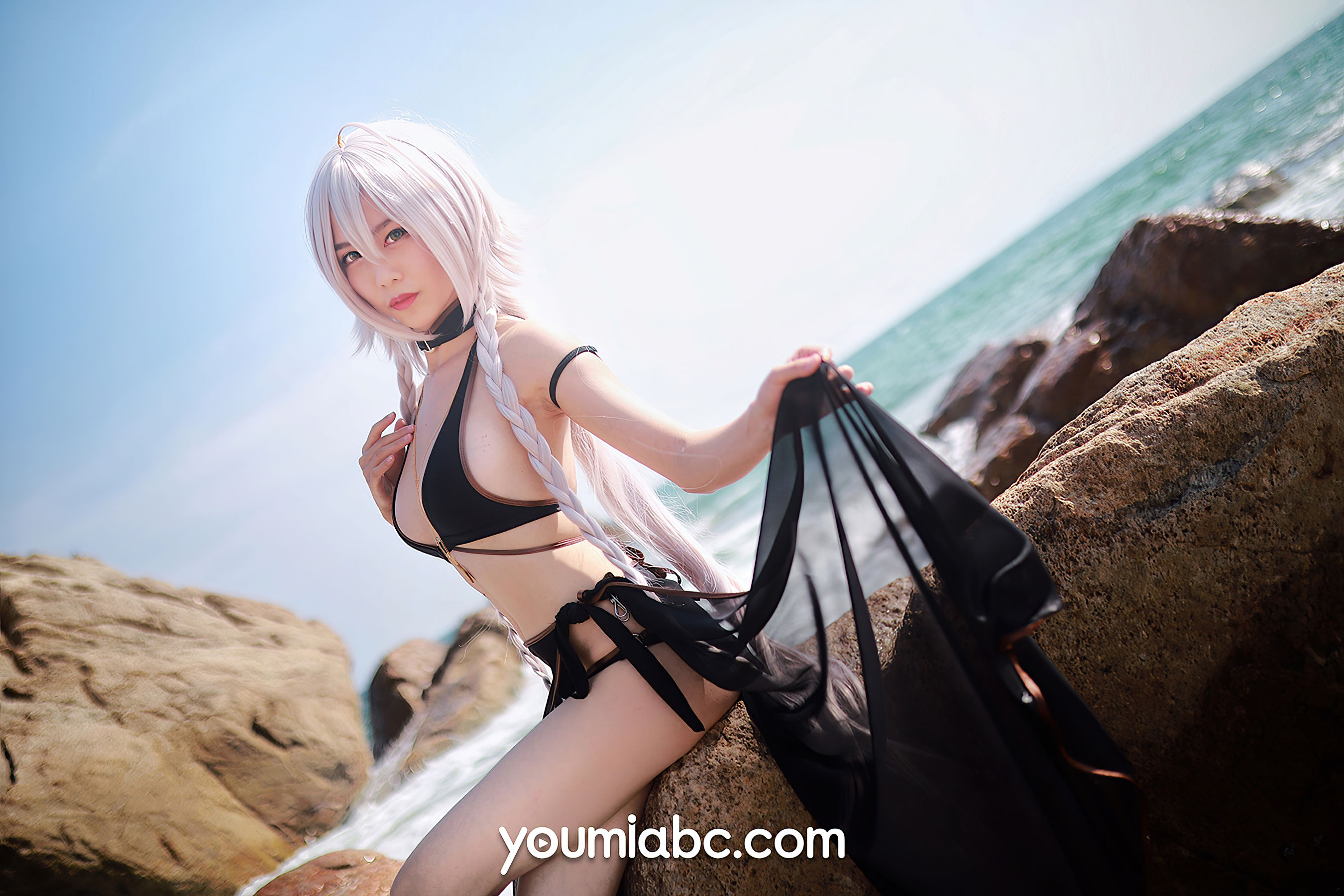 [尤蜜YouMi]  抖娘利世 FGO~泳装黑贞德_第4张