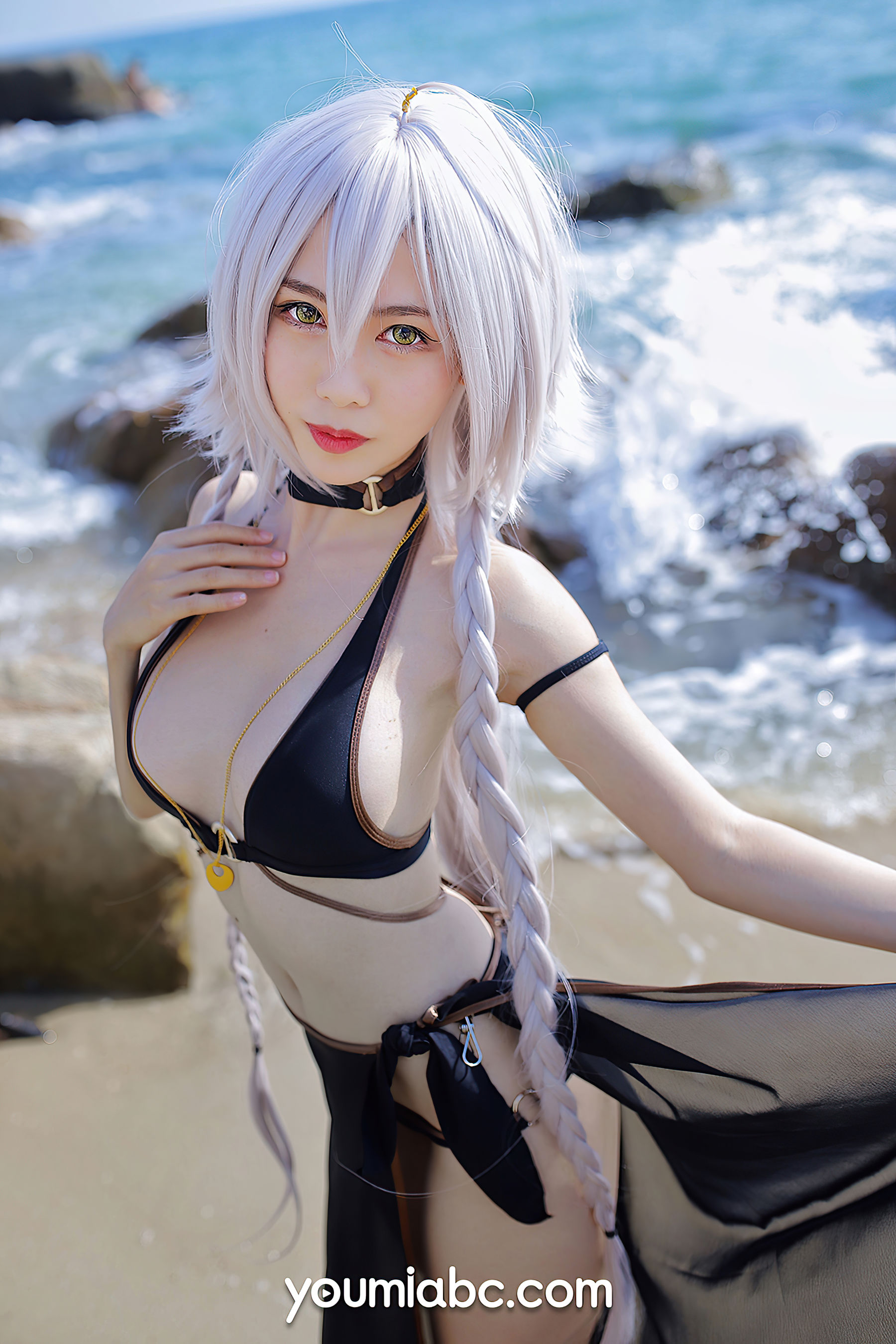 [尤蜜YouMi]  抖娘利世 FGO~泳装黑贞德_第5张