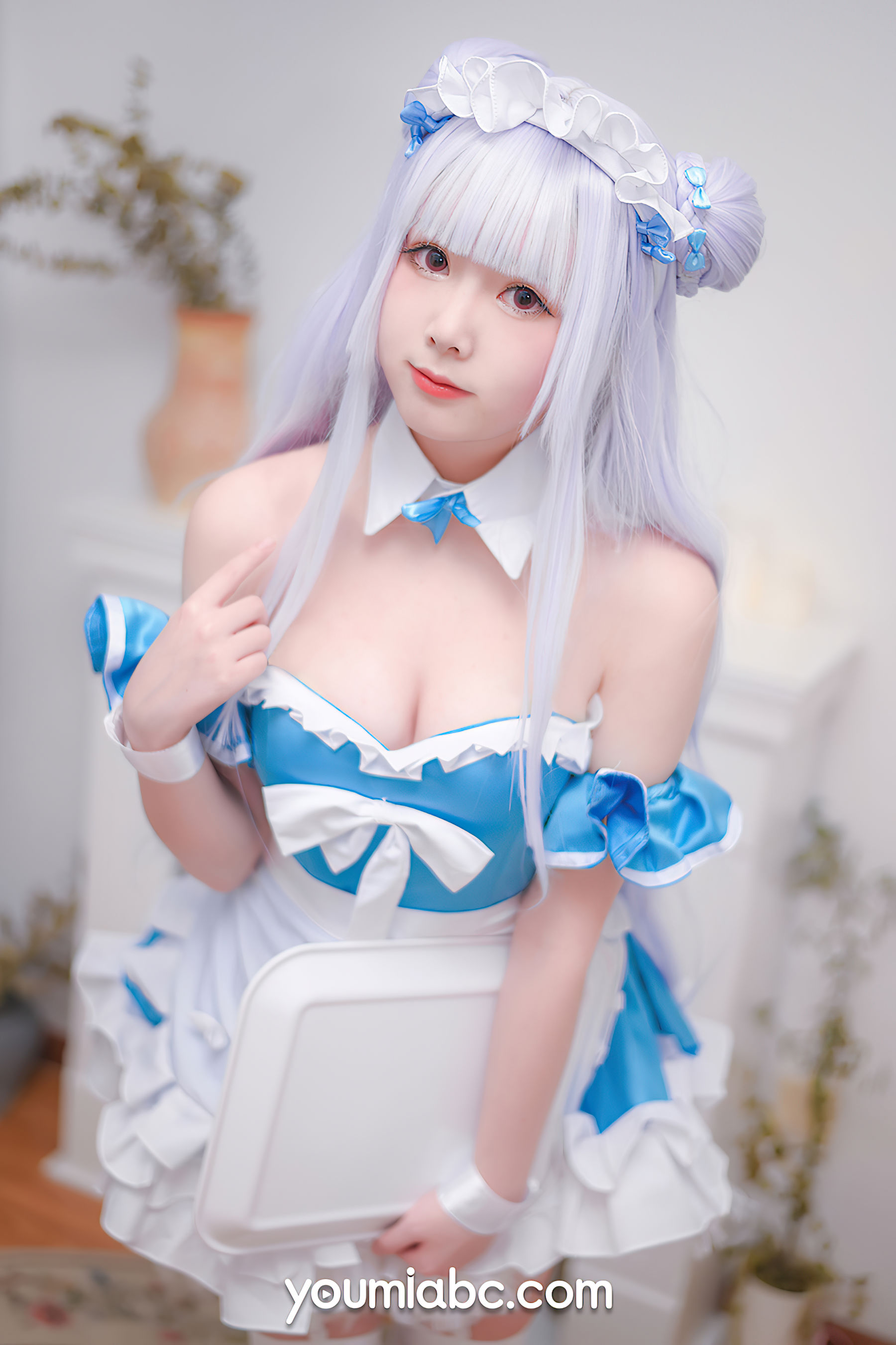 [尤蜜YouMi]  向小圆 小天鹅女仆_第3张