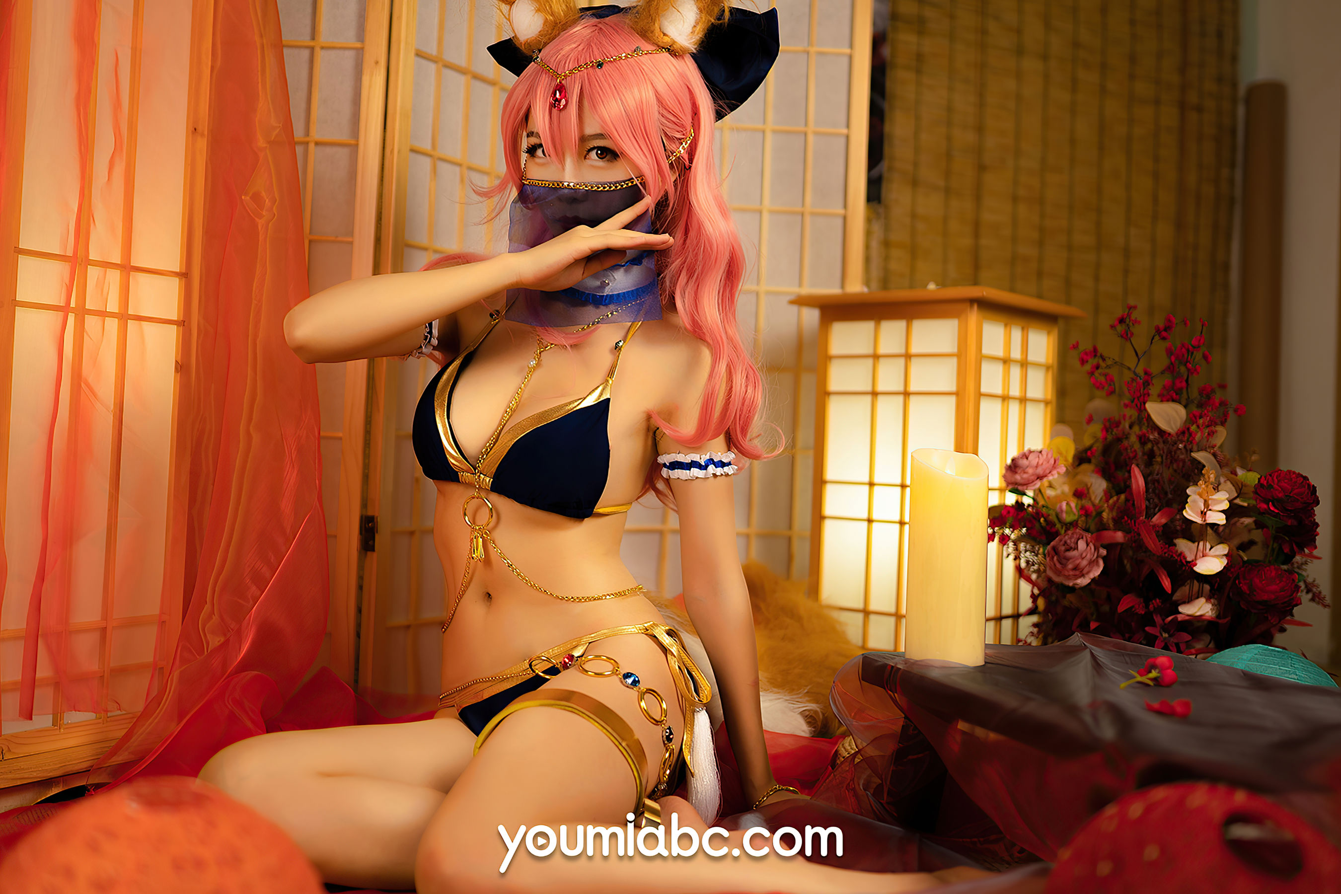 [尤蜜YouMi]  抖娘利世 舞娘玉藻前_第2张