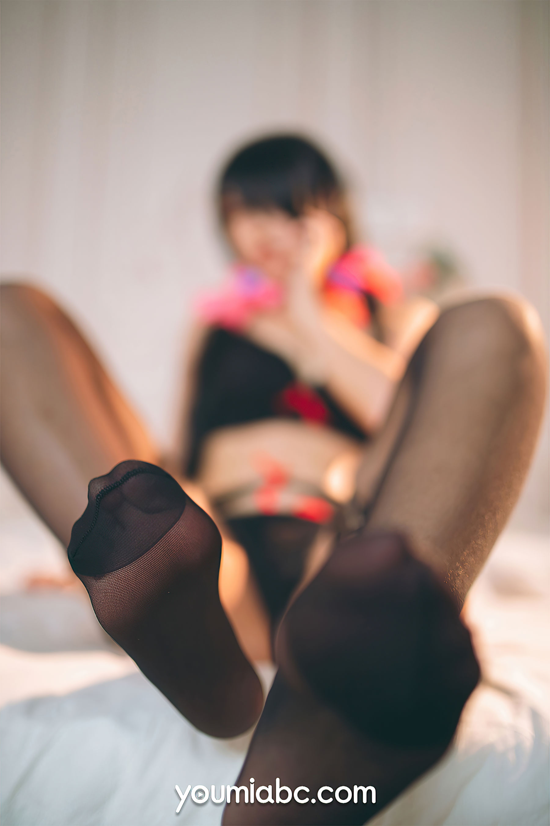 [尤蜜YouMi]  呆猫 黑丝狂三_第4张