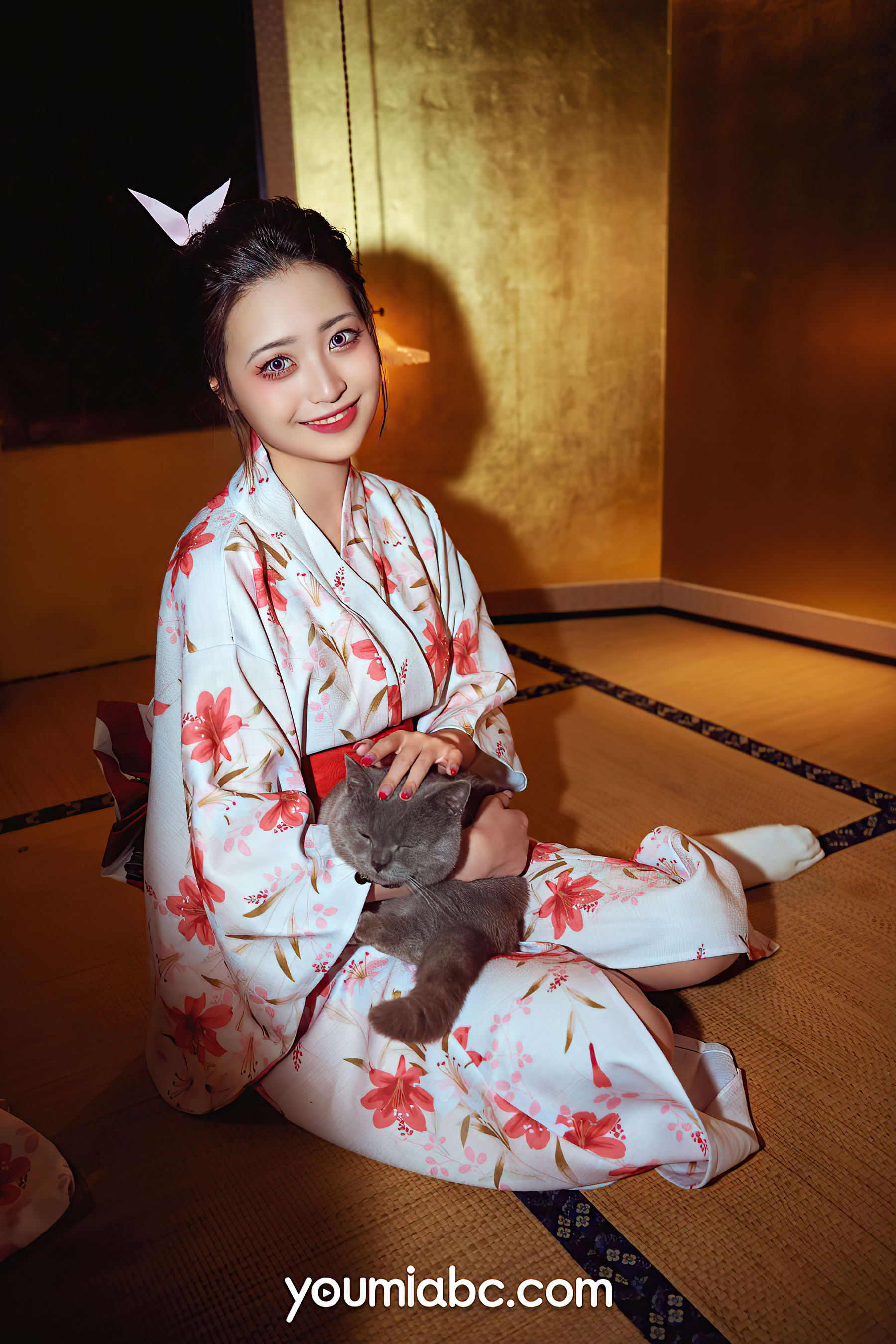 [尤蜜YouMiabc]  萌萌 花魁道中_第2张