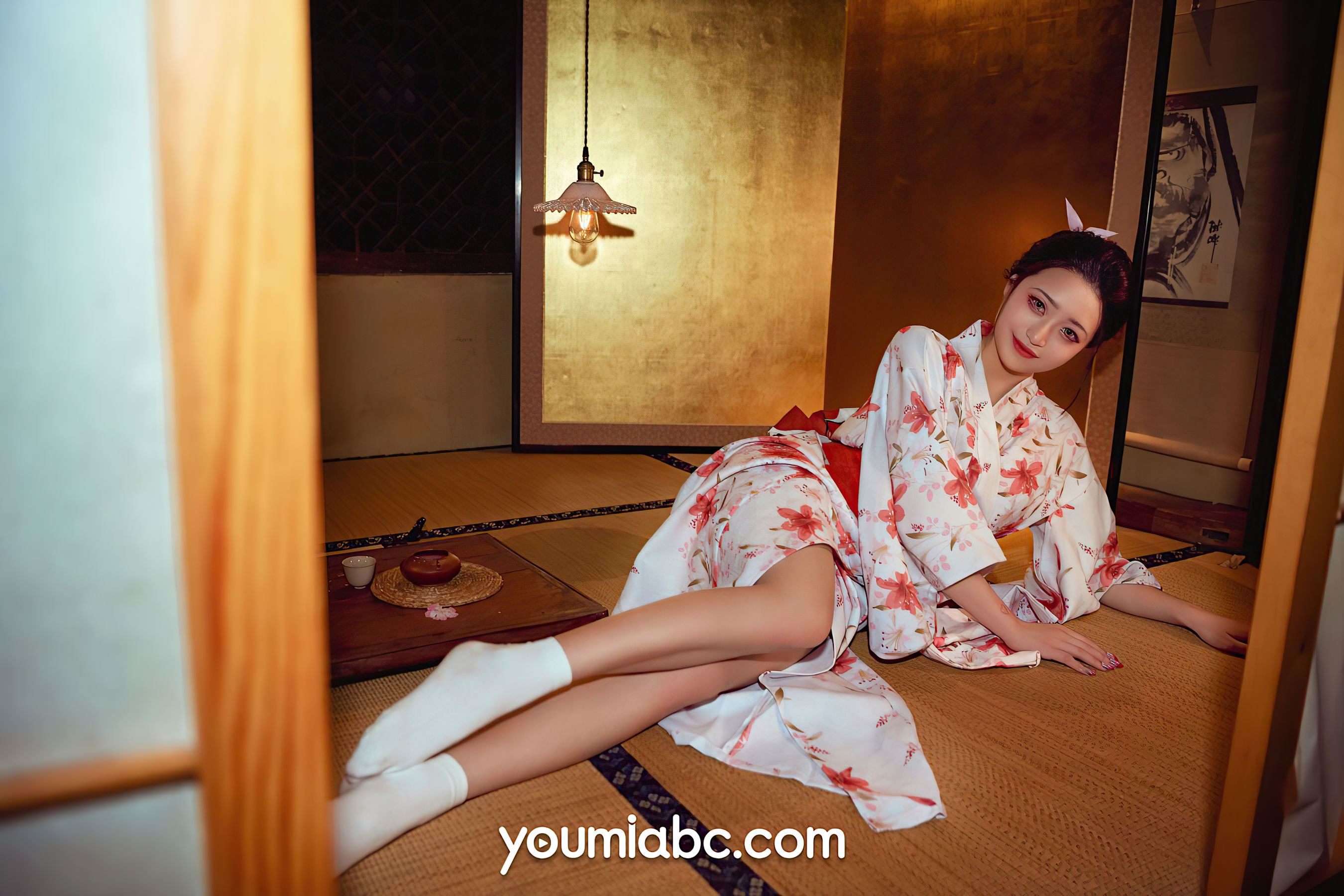 [尤蜜YouMiabc]  萌萌 花魁道中_第5张