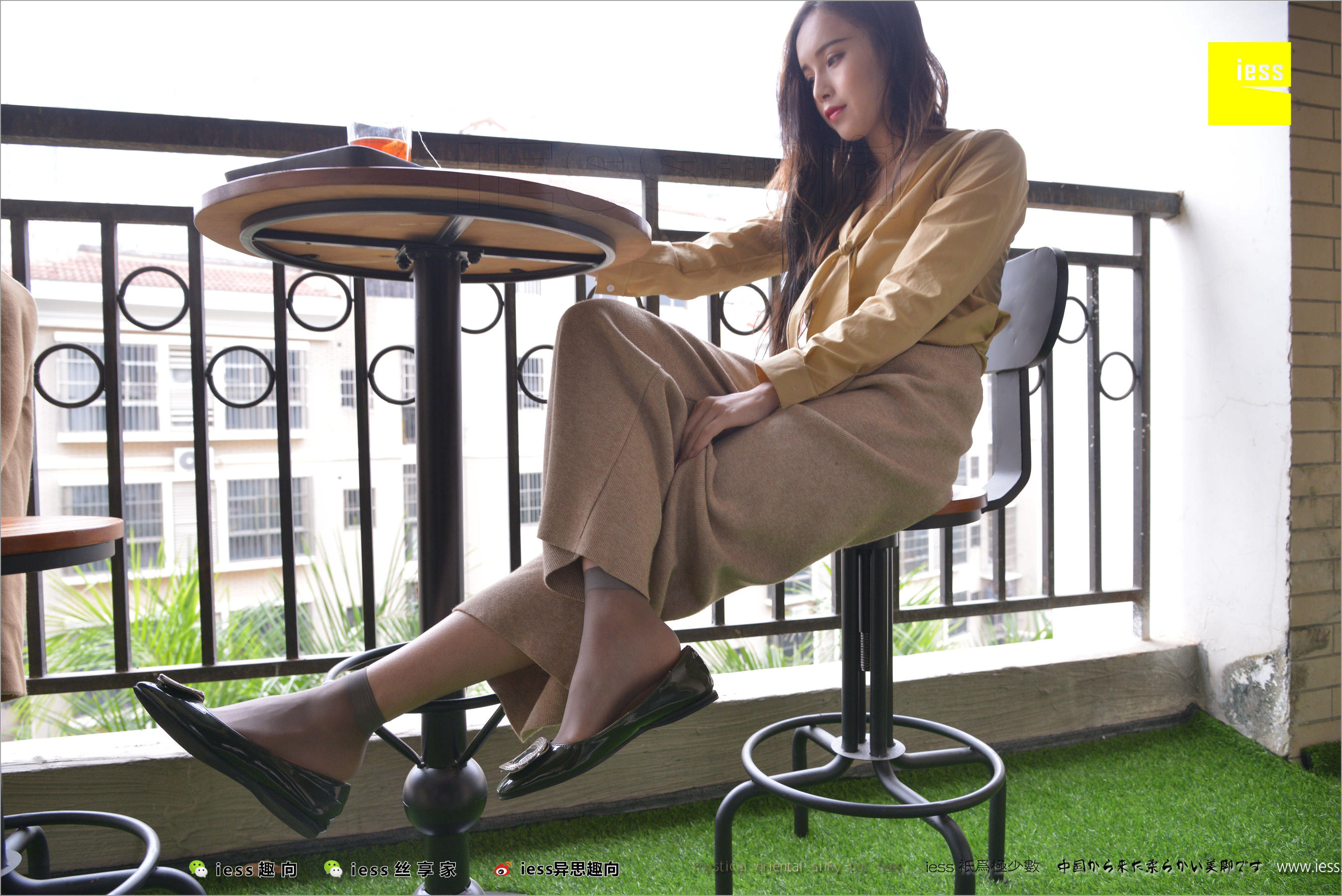 小羽《小羽、船袜、短丝和平底鞋》精简版 [异思趣向IESS] 丝足便当218_第1张