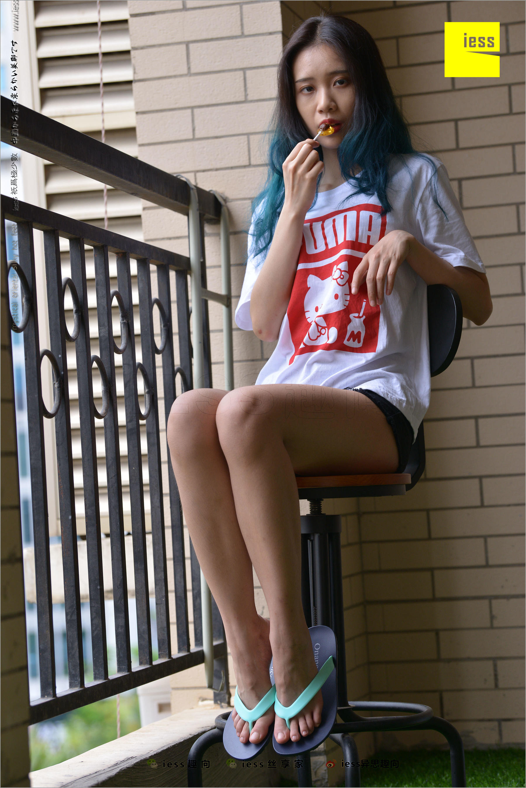 暖暖《精典人字拖》 [异思趣向IESS] 丝足便当221_第2张