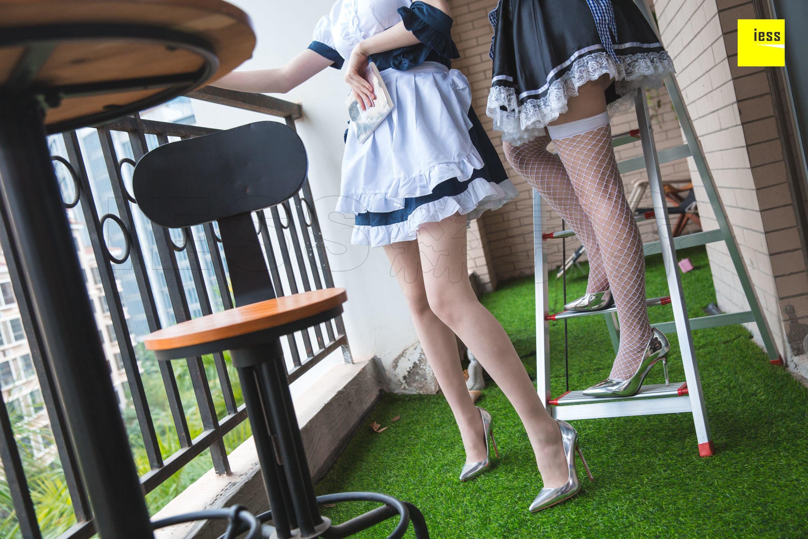 [异思趣向IESS] 模特九妹&梦梦 《双生女仆》_第4张