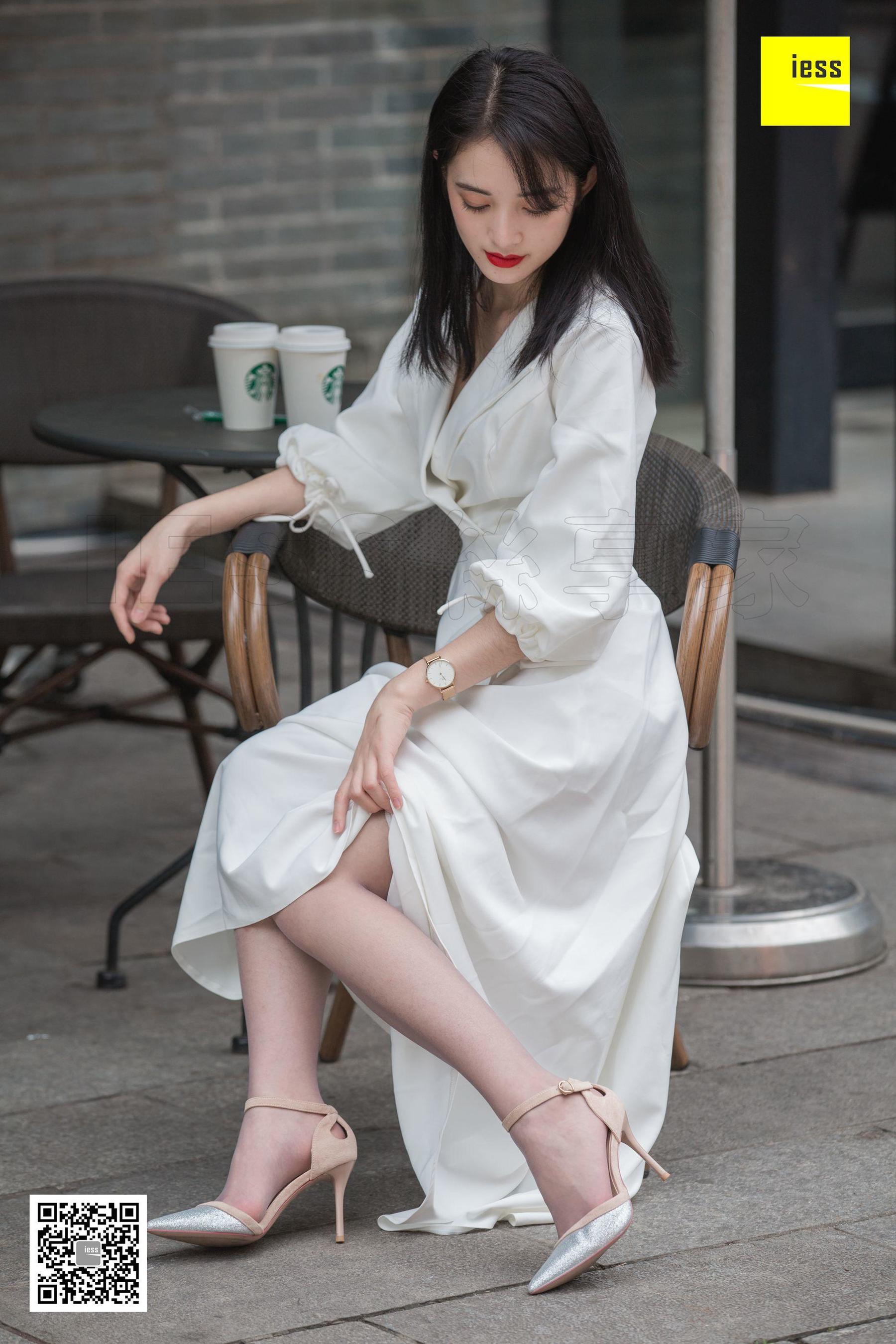 [异思趣向IESS]  模特：姗姗 《烈焰红唇白长裙》_第2张