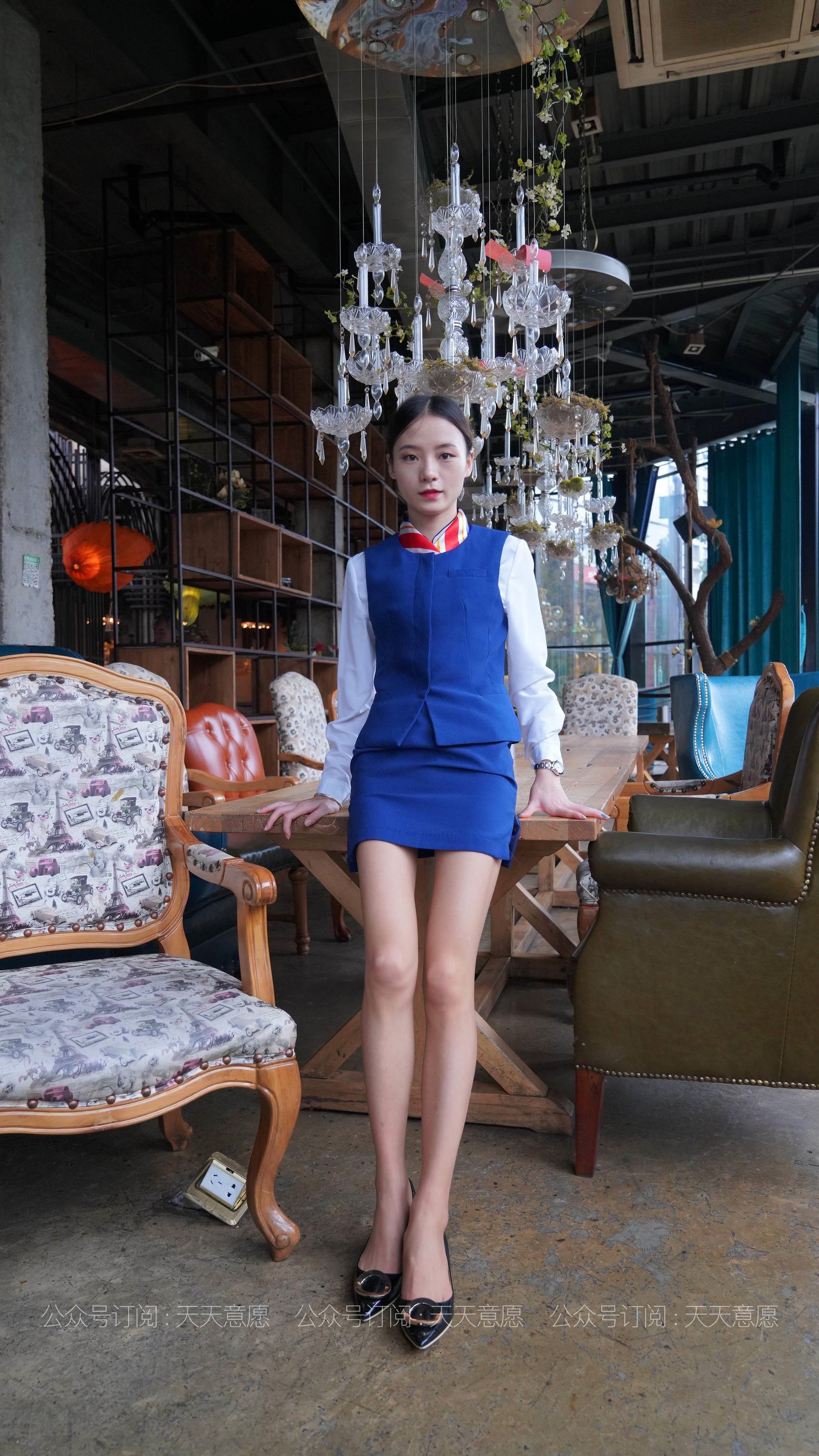[IESS异思趣向] 丝享家 766：小六《蓝色套装展示》_第2张