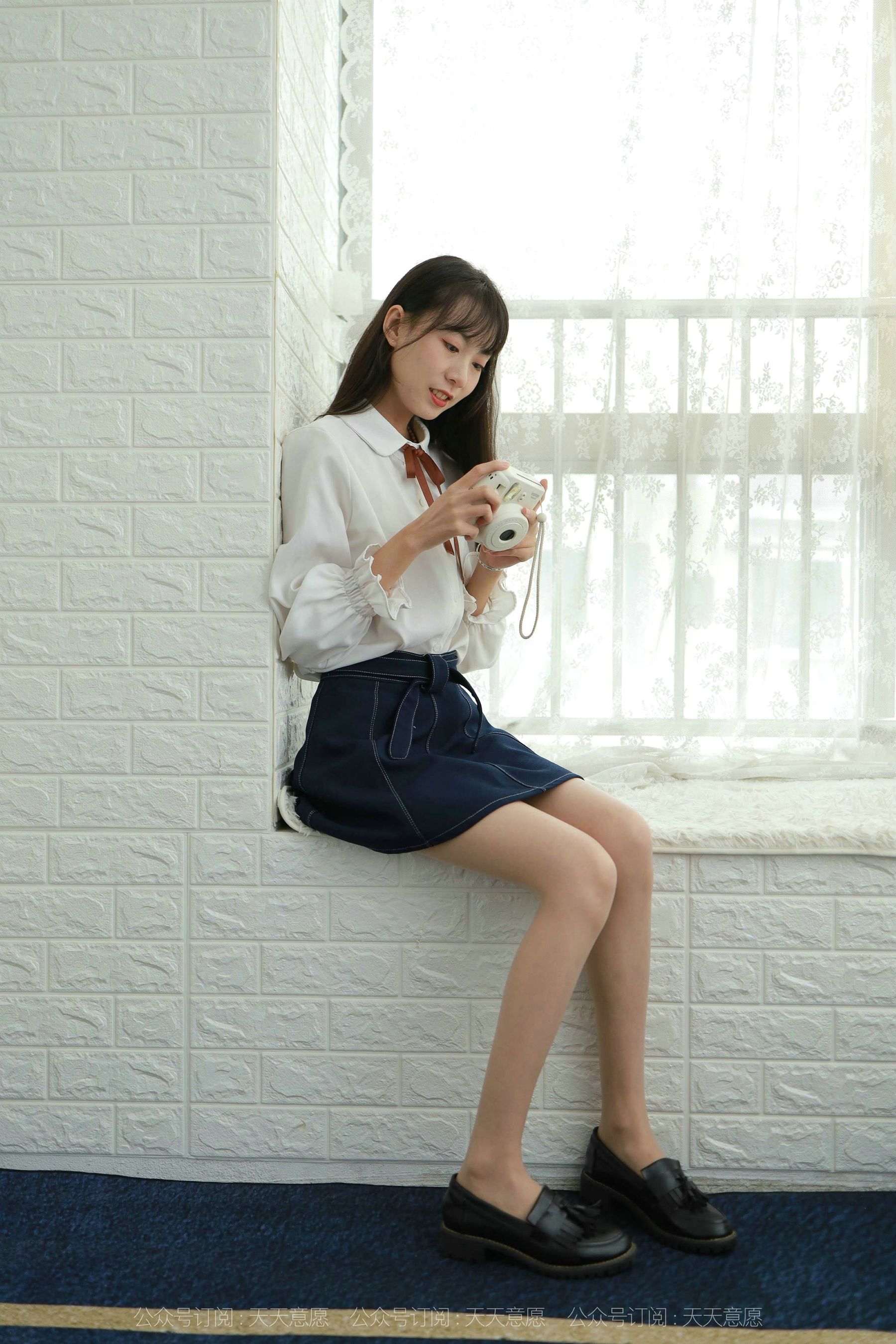 [IESS异思趣向]  模特：团团《长腿学苑风》_第1张