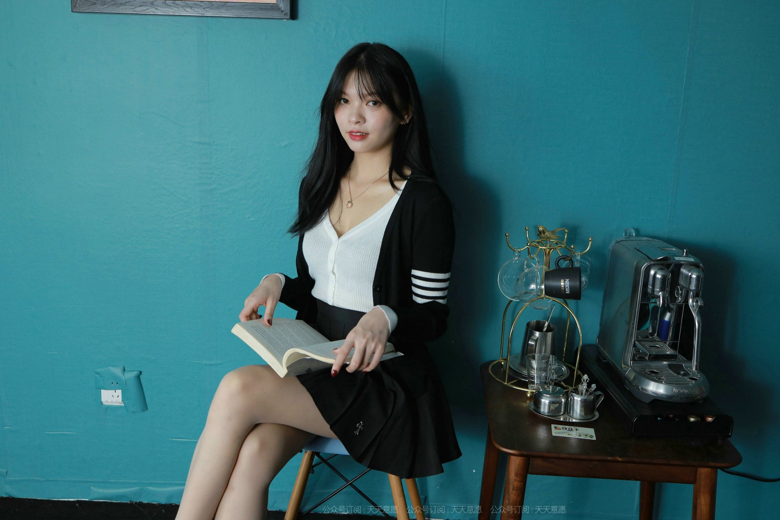 [IESS异思趣向]  模特：小七《可爱学苑风》_第4张