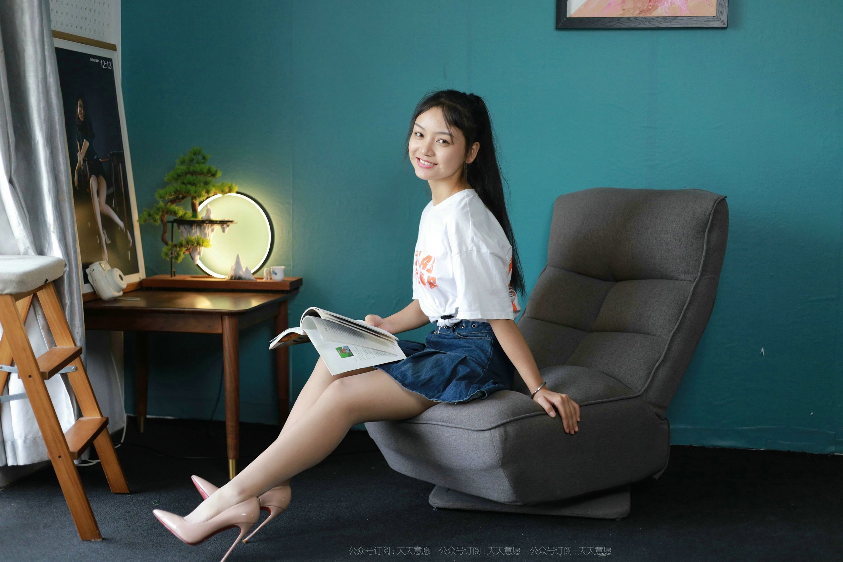 [IESS异思趣向]  模特：小琪《开学啦！》_第2张