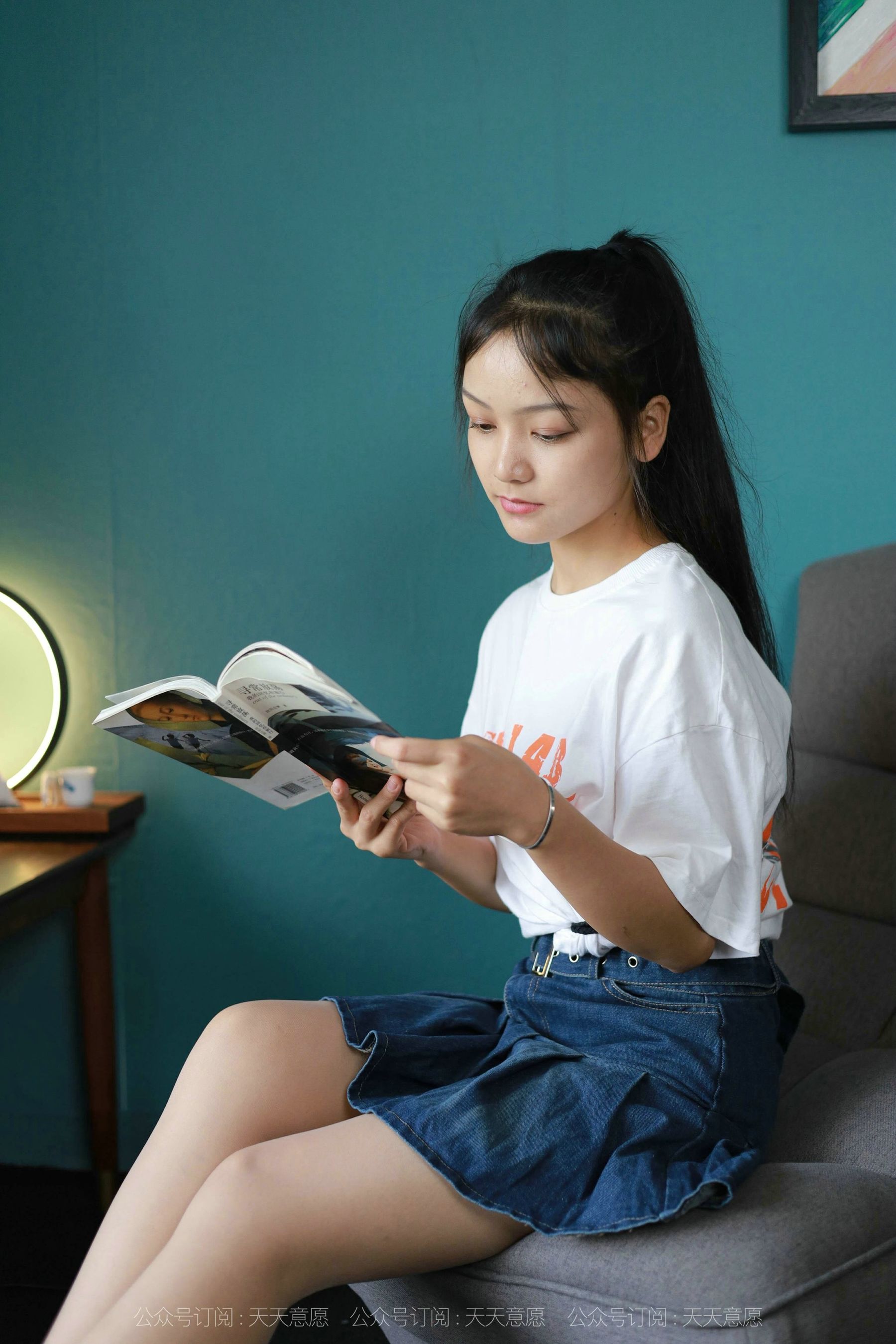 [IESS异思趣向]  模特：小琪《开学啦！》_第3张