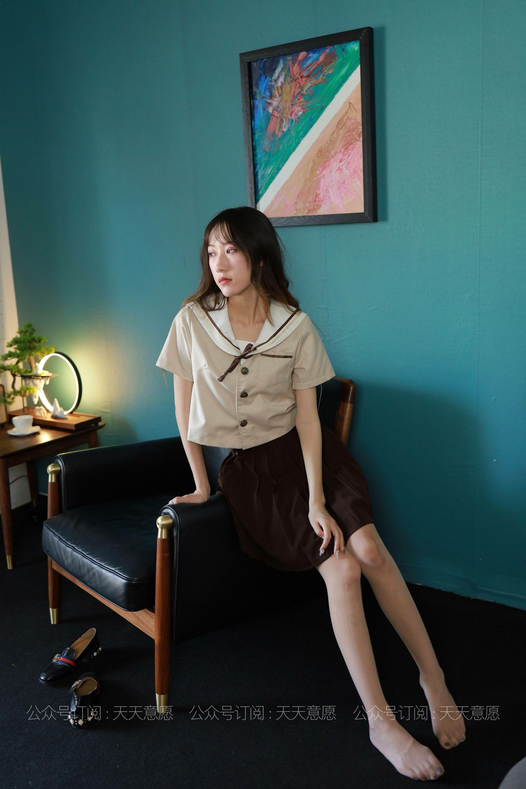 [IESS异思趣向]  模特：怡怡《JK少女》_第2张