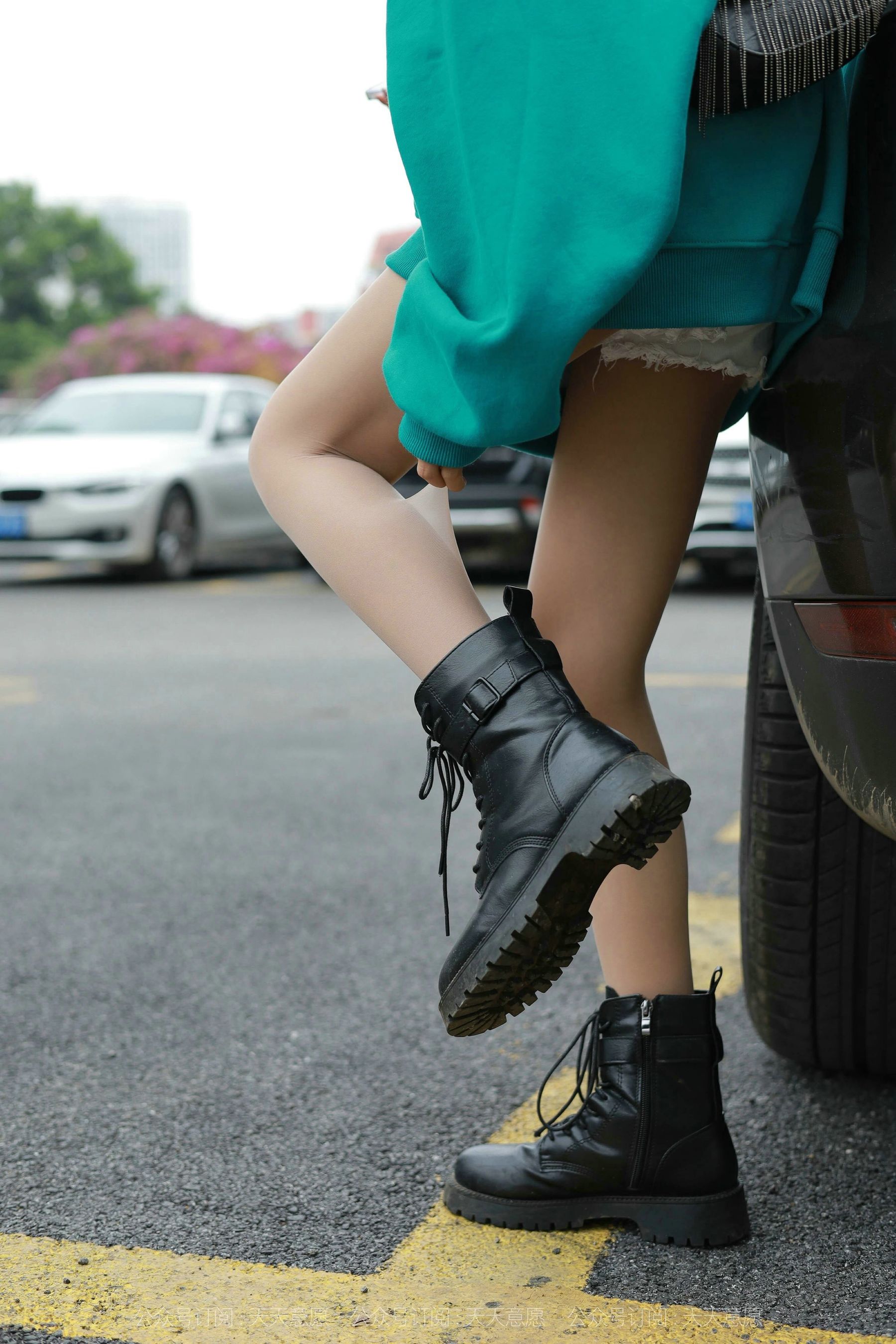 [IESS异思趣向]  模特：美子《停车场邂逅》_第5张