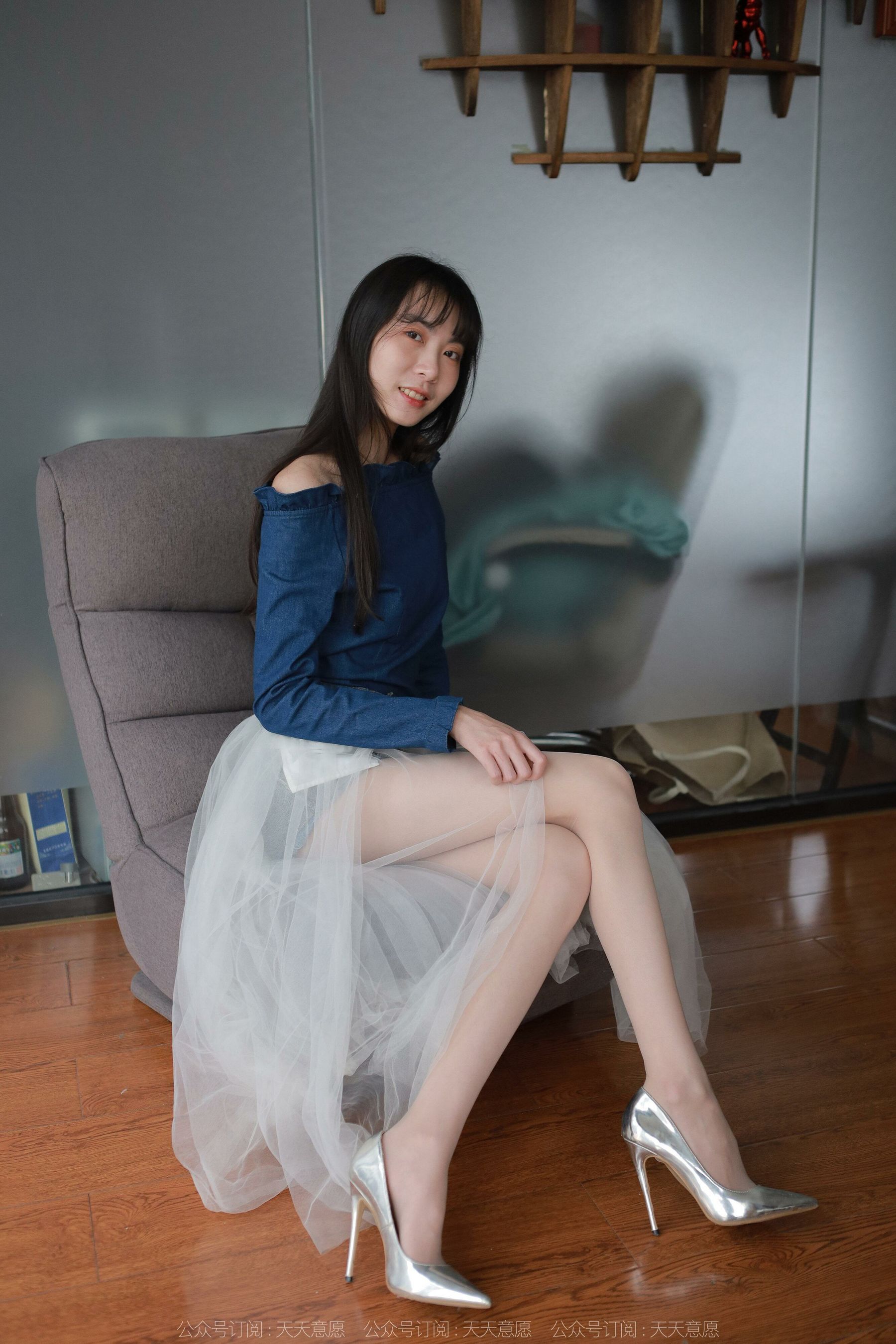 [异思趣向IESS] 模特：团团《长腿白纱》_第1张