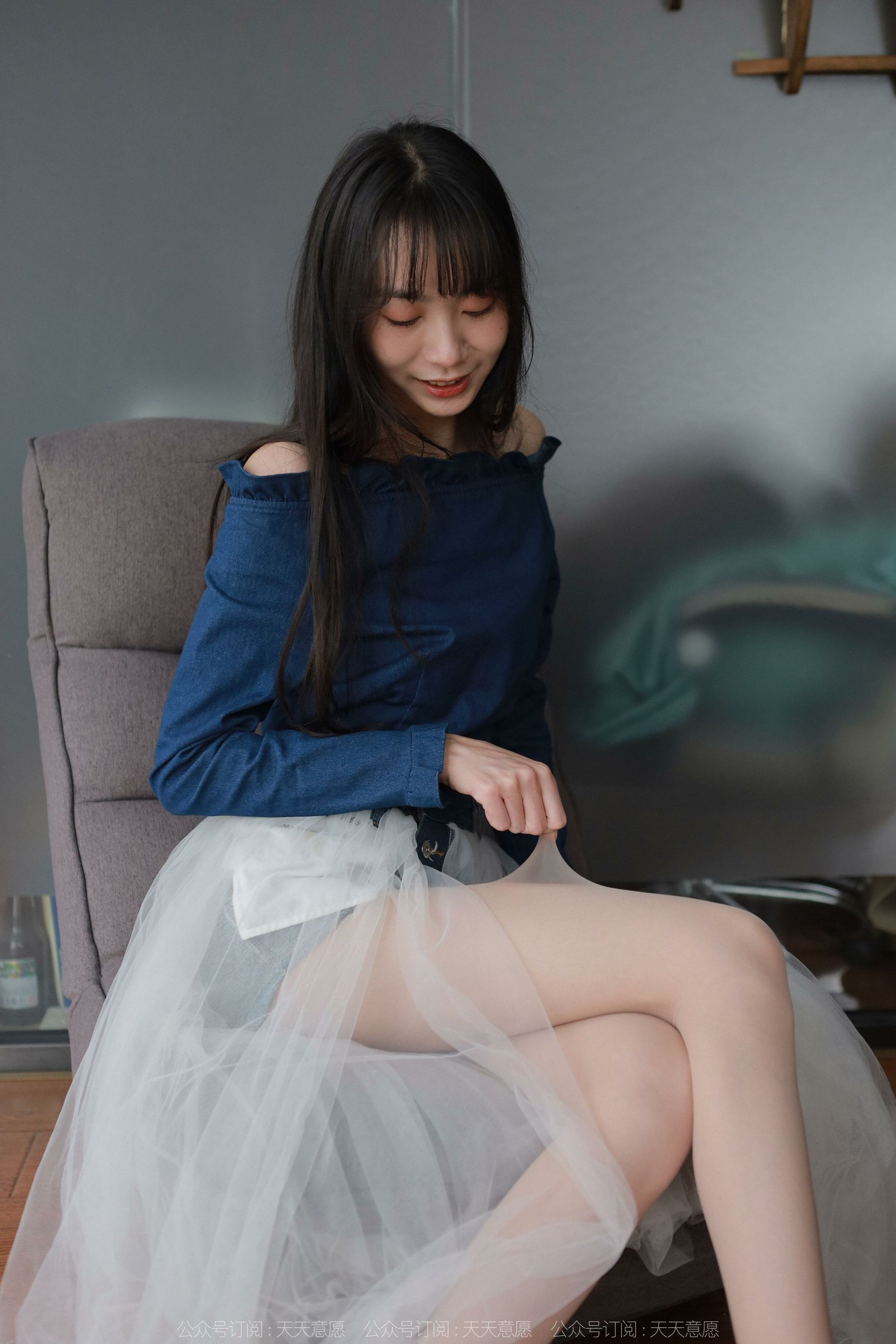 [异思趣向IESS] 模特：团团《长腿白纱》_第3张