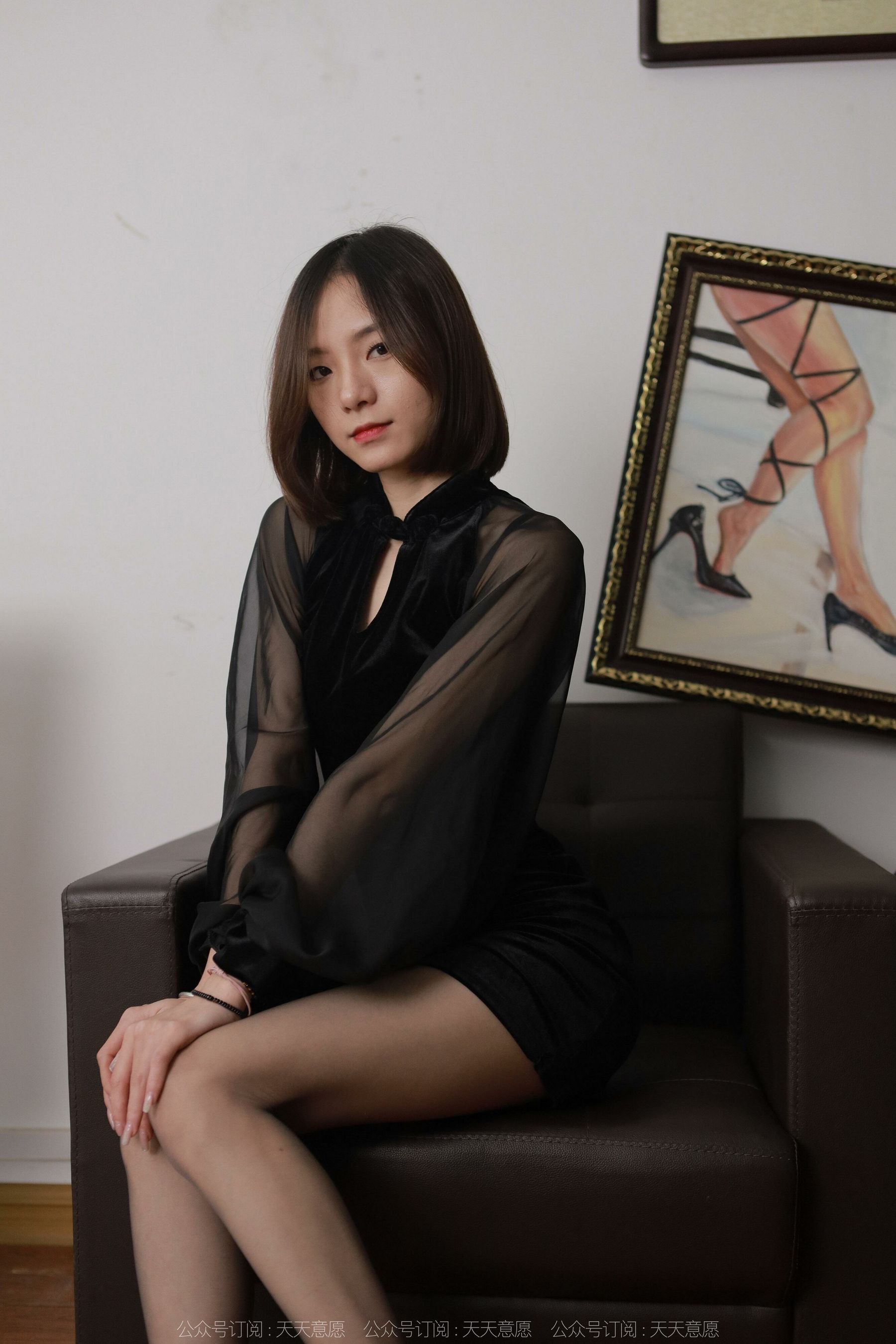 [异思趣向IESS] 模特：小六《暗夜黑玫瑰》_第5张