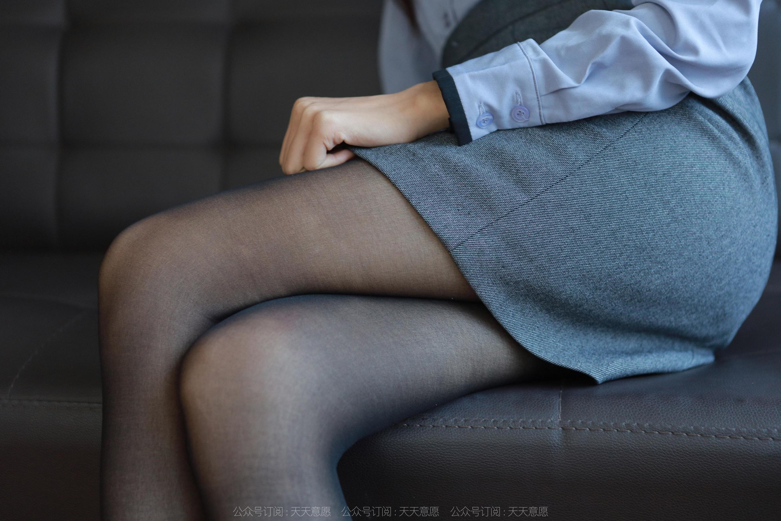 IESS异思趣向 - 模特：美子 《嘿丝灰裙》_第3张