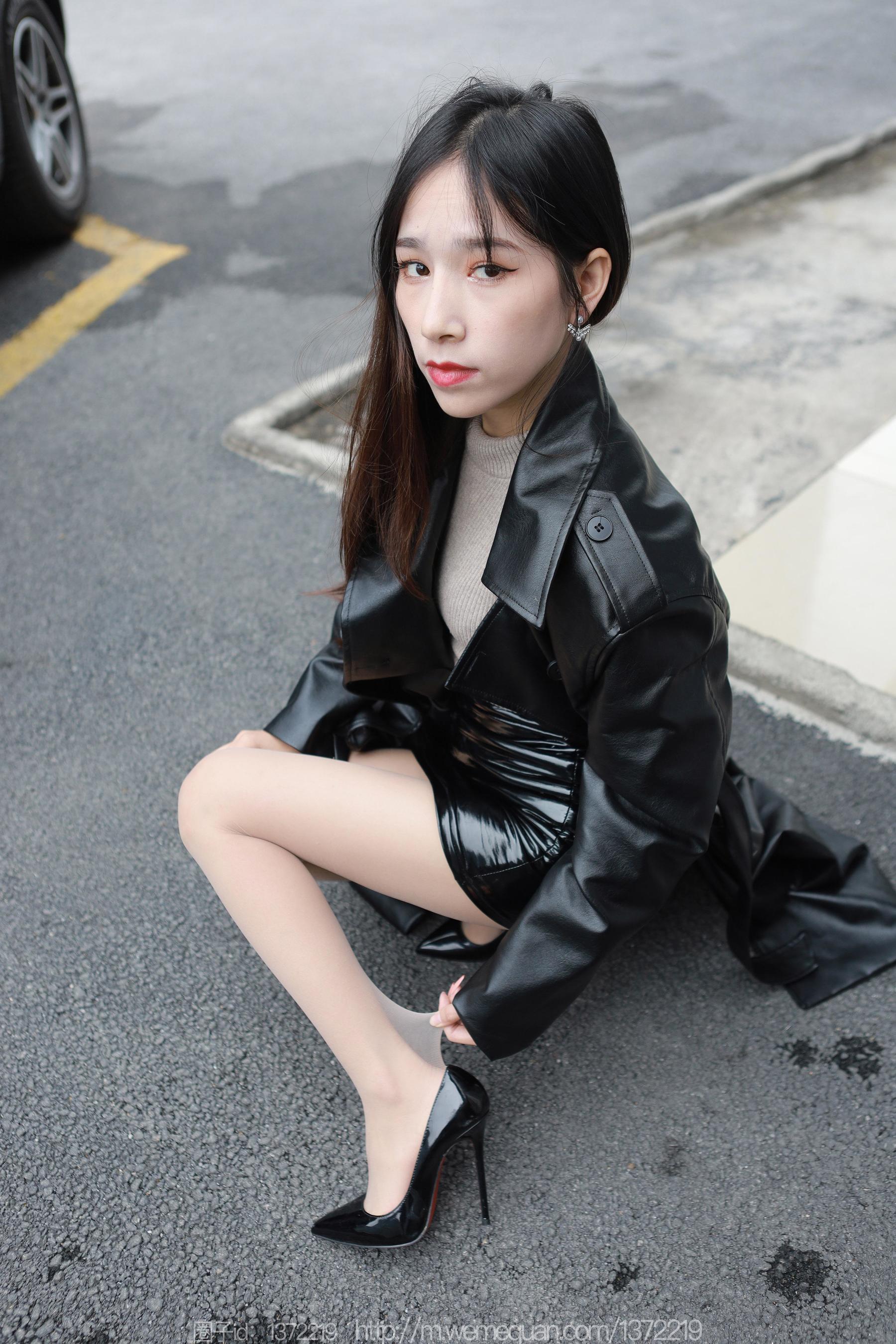 IESS异思趣向 - 模特：美子 《狂野皮衣》_第3张