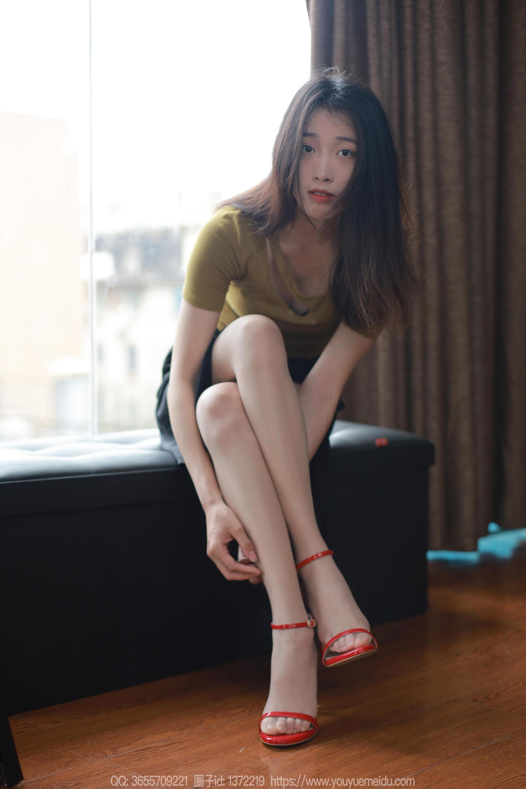 IESS异思趣向 - 模特： 小九 《高叉长裙》_第4张