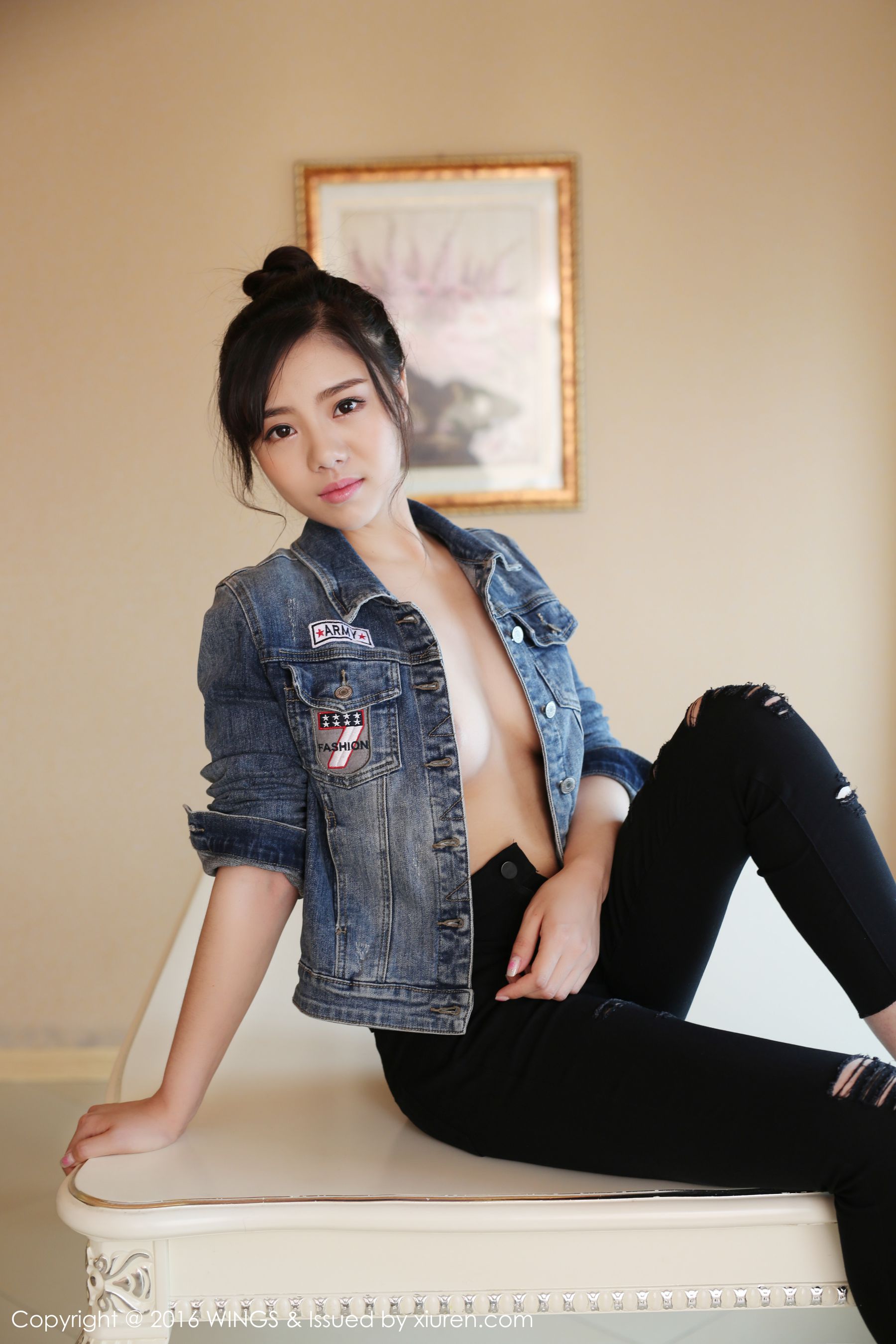 沐若昕 - 澳门嫩模 [WingS影私荟] Vol.001 写真集_第4张