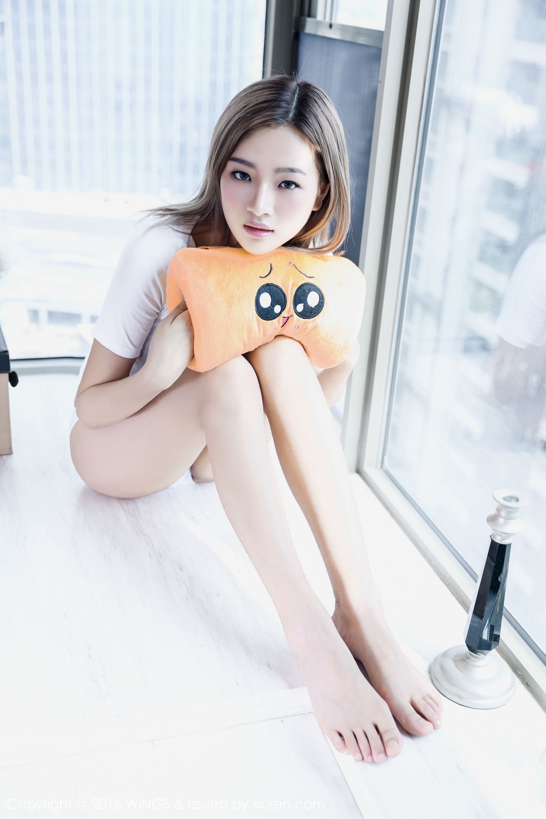 Gaea蕉叶《性感内衣+丝袜蕾丝、眼镜OL》 [WingS影私荟] Vol.015 写真集_第5张