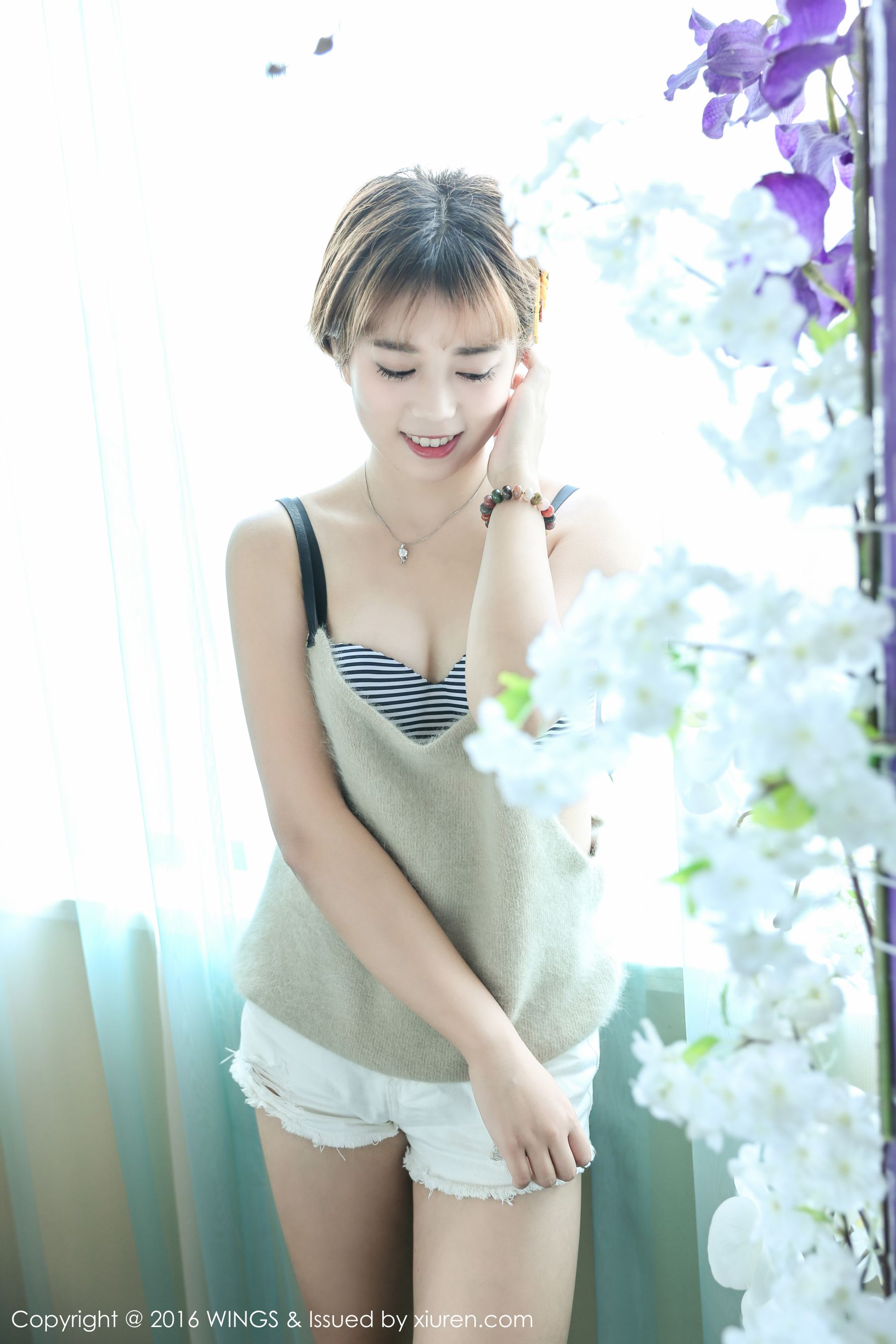 柠檬vivi - 极品短发帅气模特[WingS影私荟] Vol.019 写真集_第5张