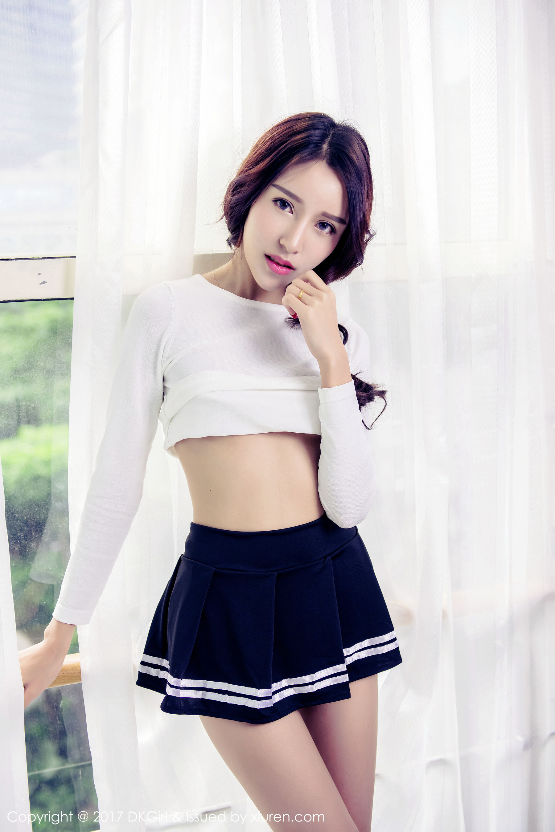 欧尼anne《清新秀丽，无敌美腿女神》 [御女郎DKGirl] VOL.006_第5张