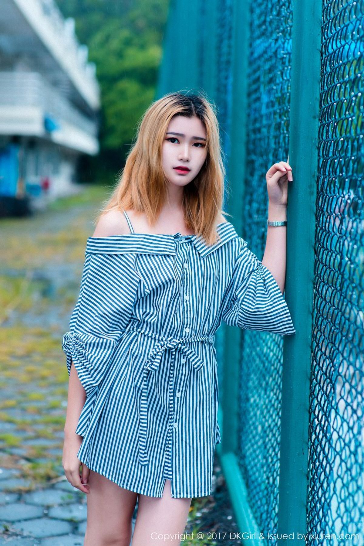 Ting婷婷《172长腿美人，户外大尺度露出》 [御女郎DKGirl] Vol.038_第1张