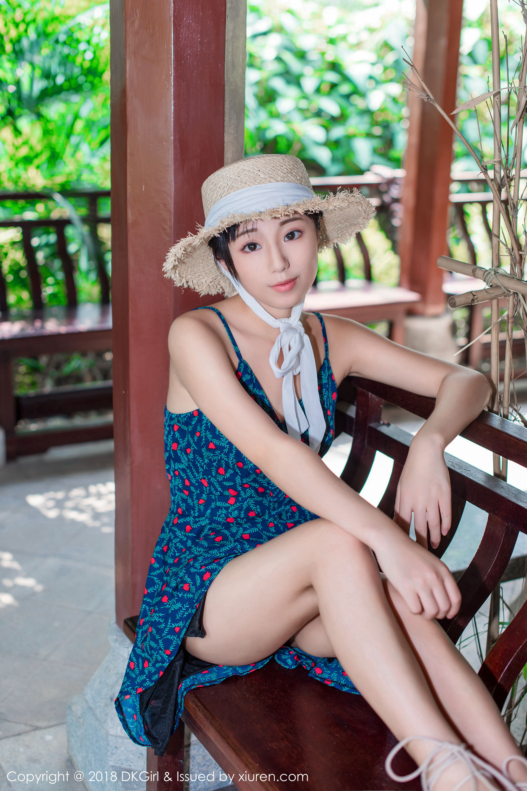 苍井优香《清纯甜美草帽少女》 [御女郎DKGirl] Vol.055_第3张