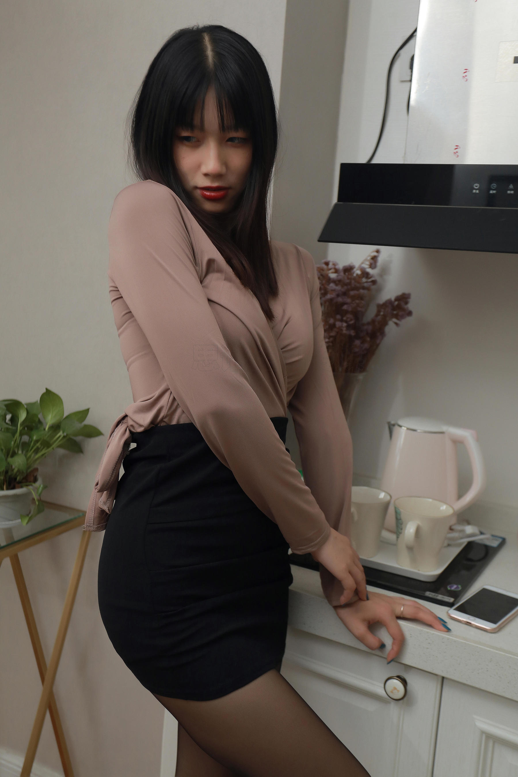 [思话SiHua] SH140 诗诗 黑丝诱惑_第4张