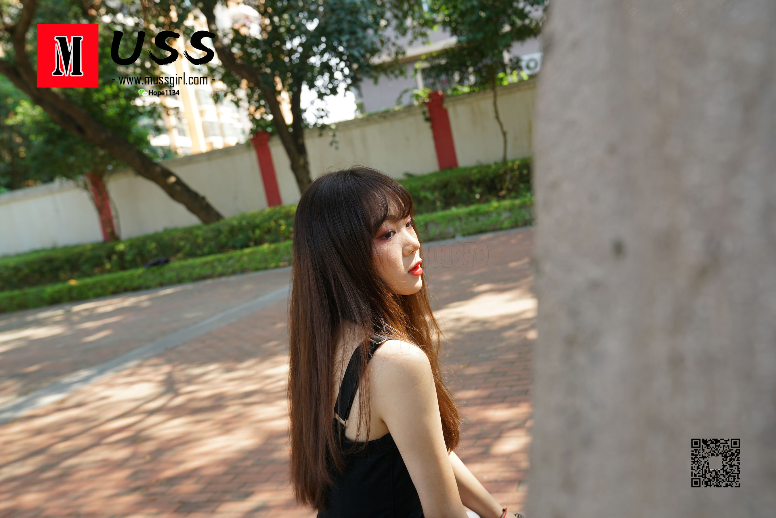 [慕丝女郎MussGirl] No.059 韩系美少女兼年级第一学霸妹妹瑶瑶清纯校园_第1张