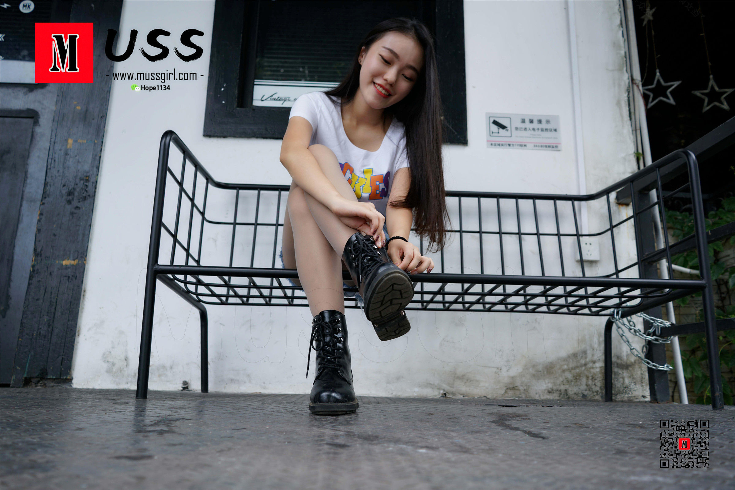 [慕丝女郎MussGirl] No.164 牛仔短裙_第2张