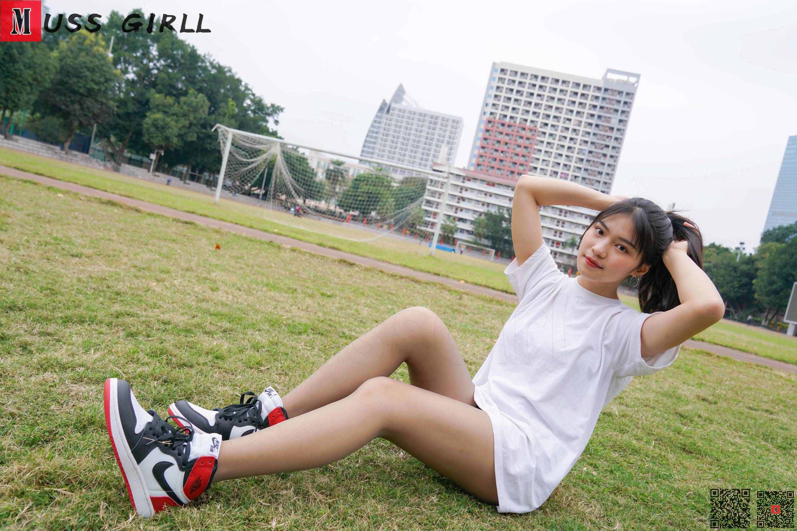 [慕丝女郎MussGirl] No.196 操场白衣裙_第3张
