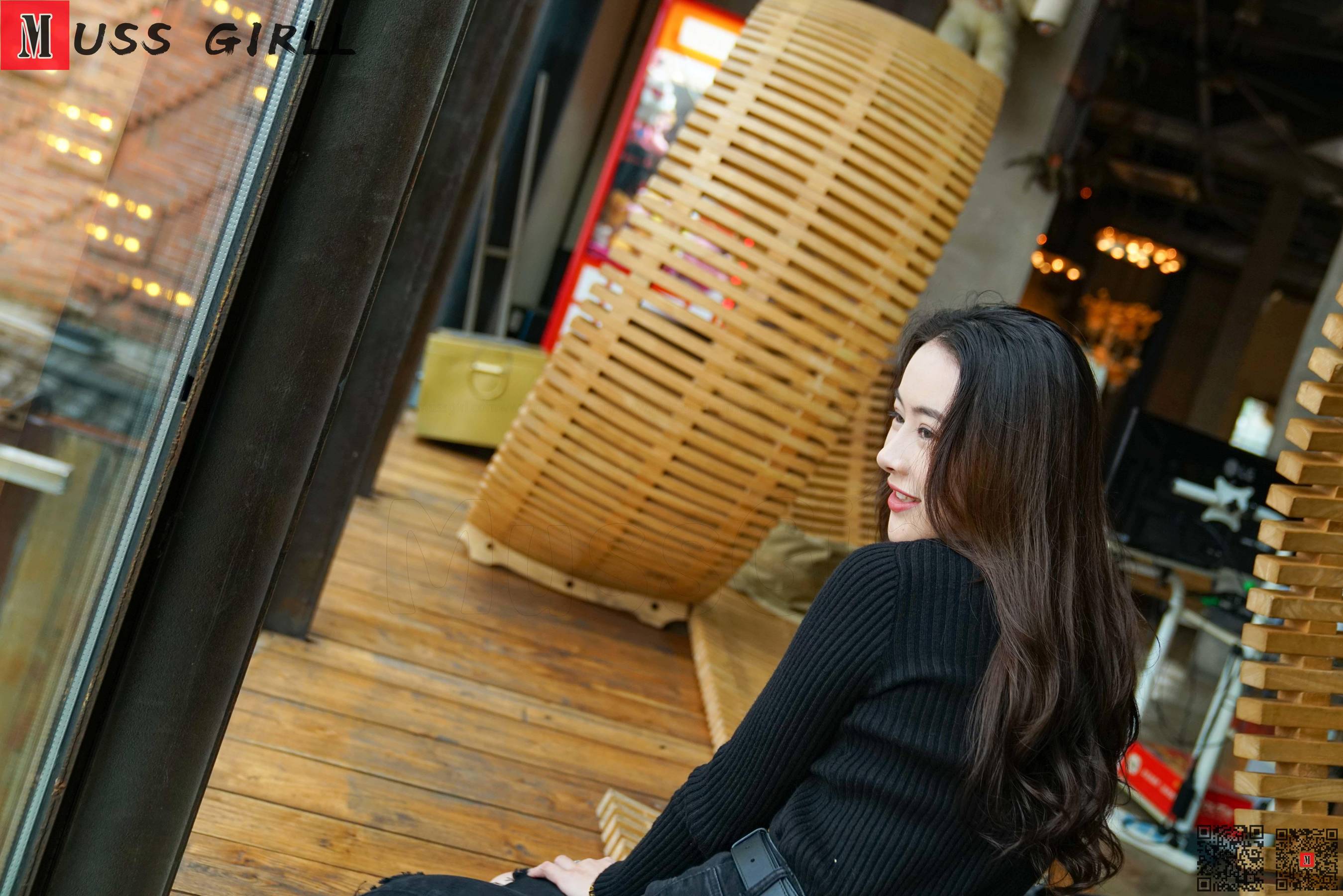 [慕丝女郎MussGirl] No.198 灰丝风衣_第1张