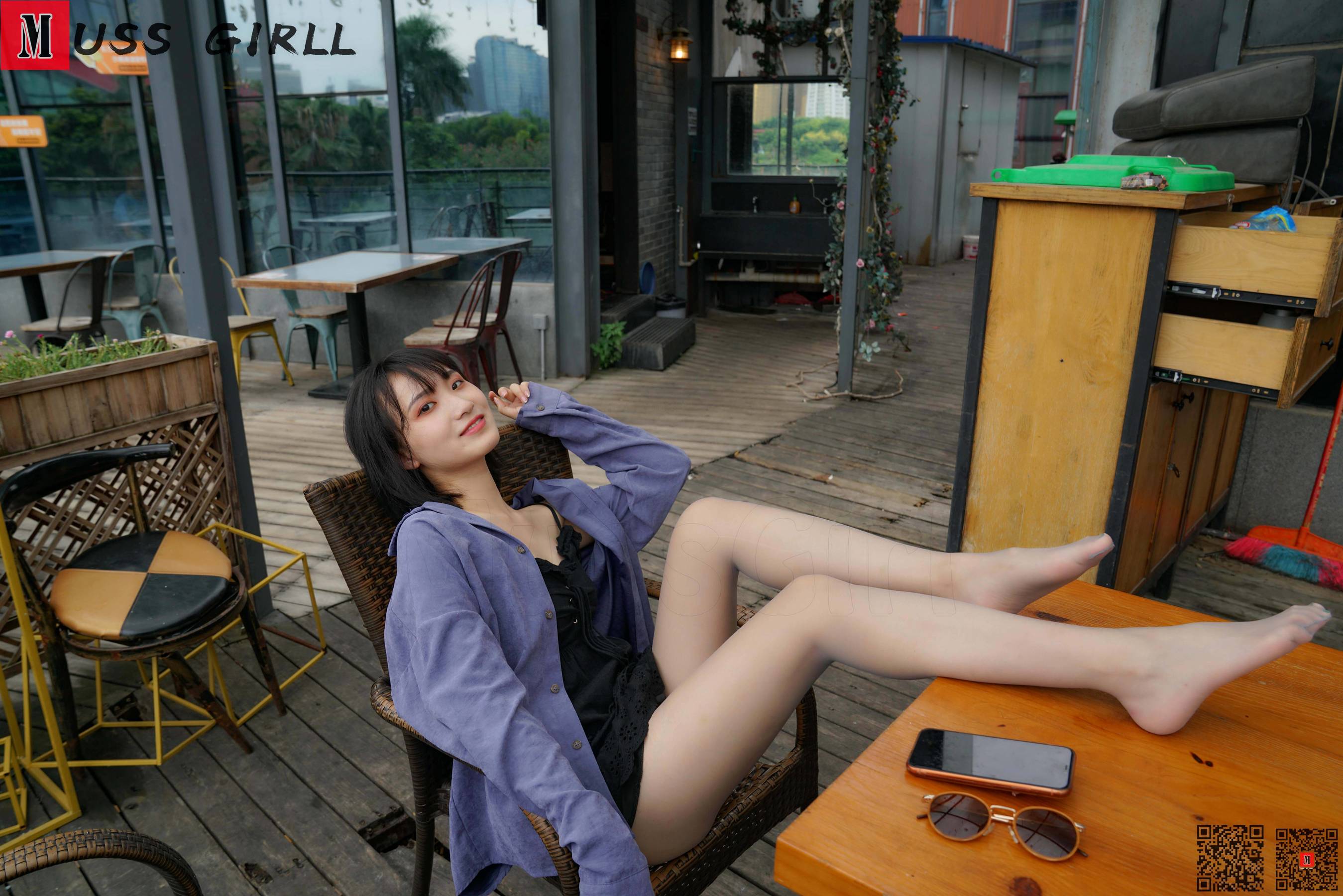 [慕丝女郎MussGirl] No.294 休闲灰丝_第1张