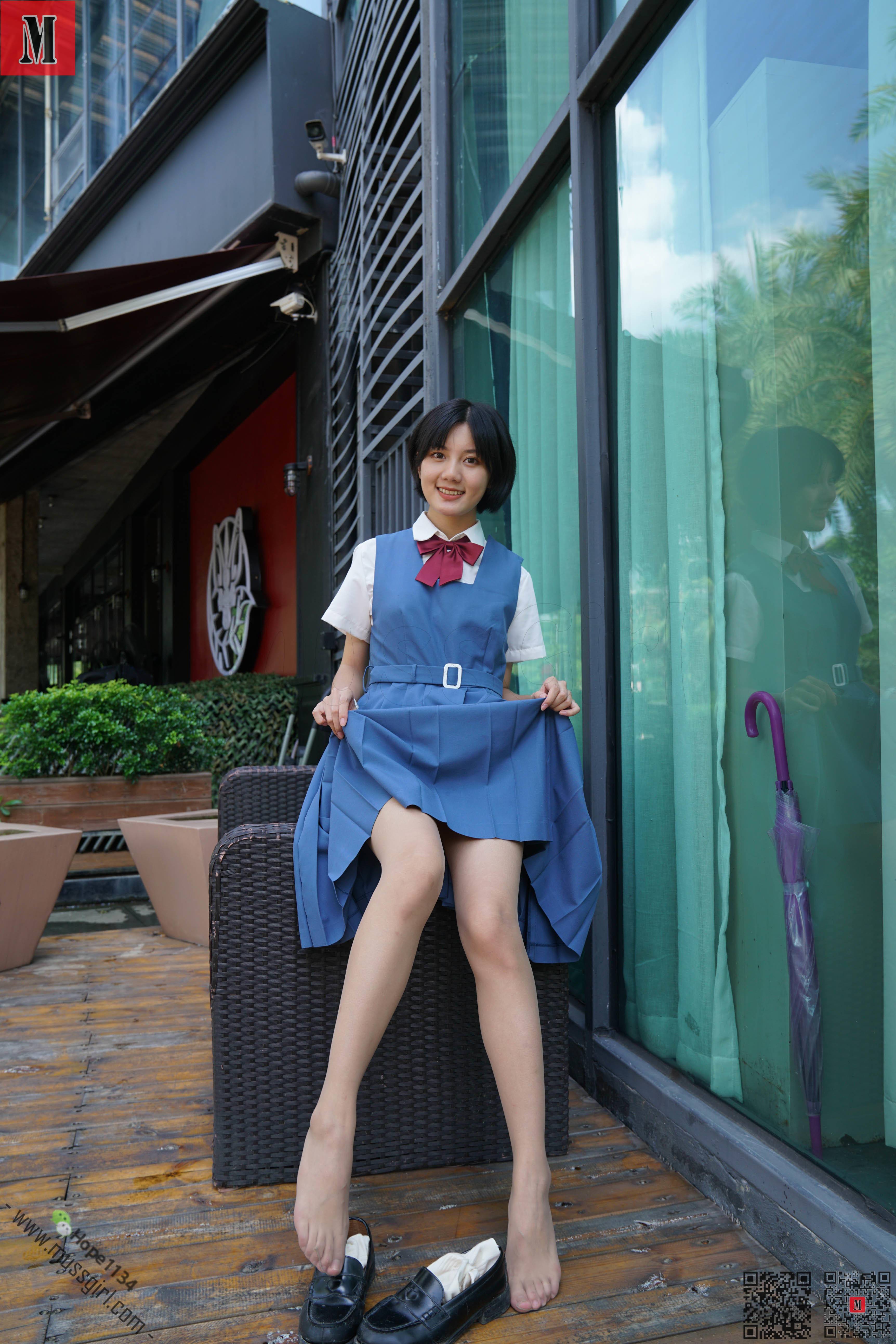 [慕丝女郎MussGirl] No.299 学生制服棉袜_第2张